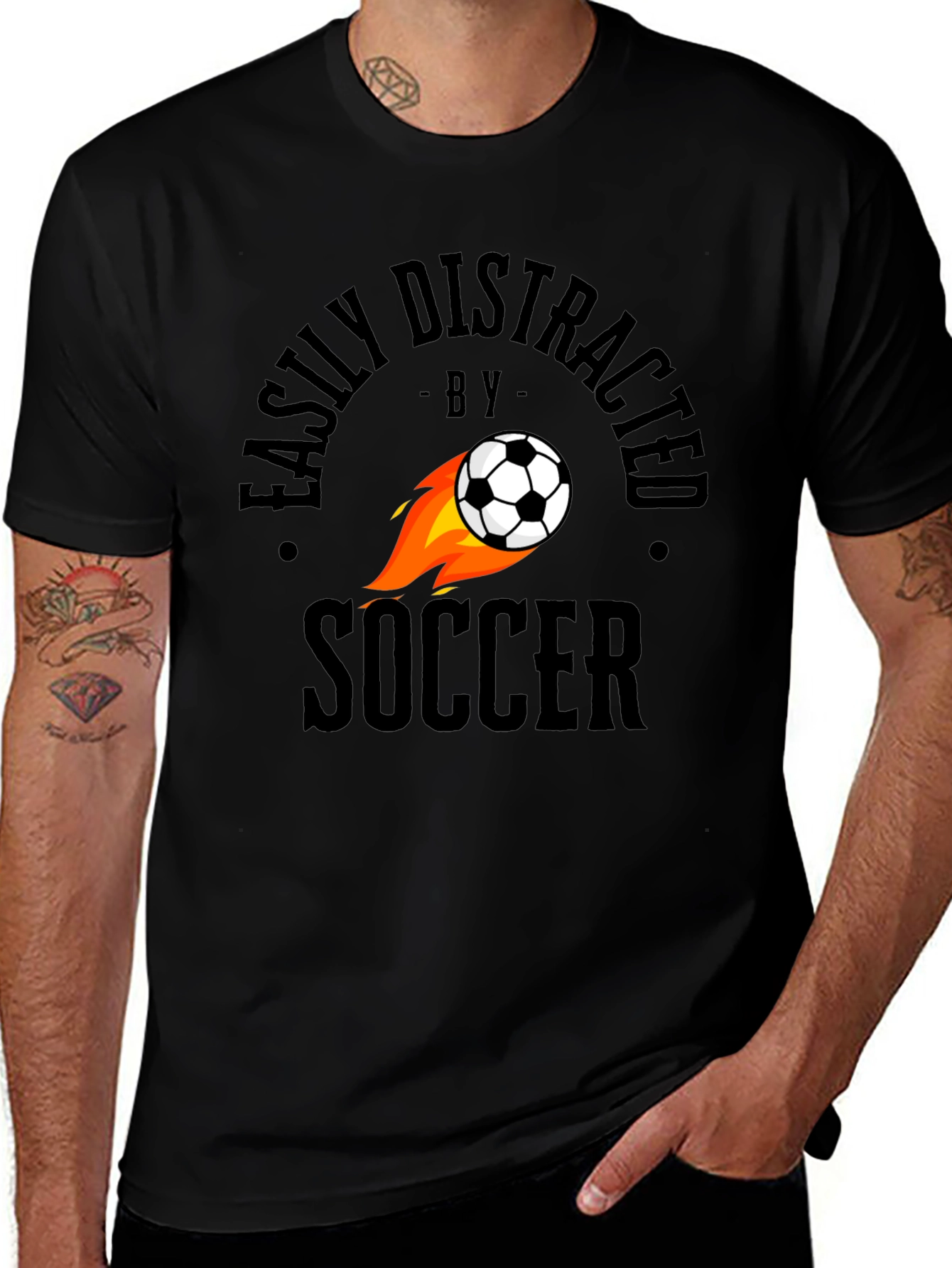 Easily Distracted by Soccer T-Shirt