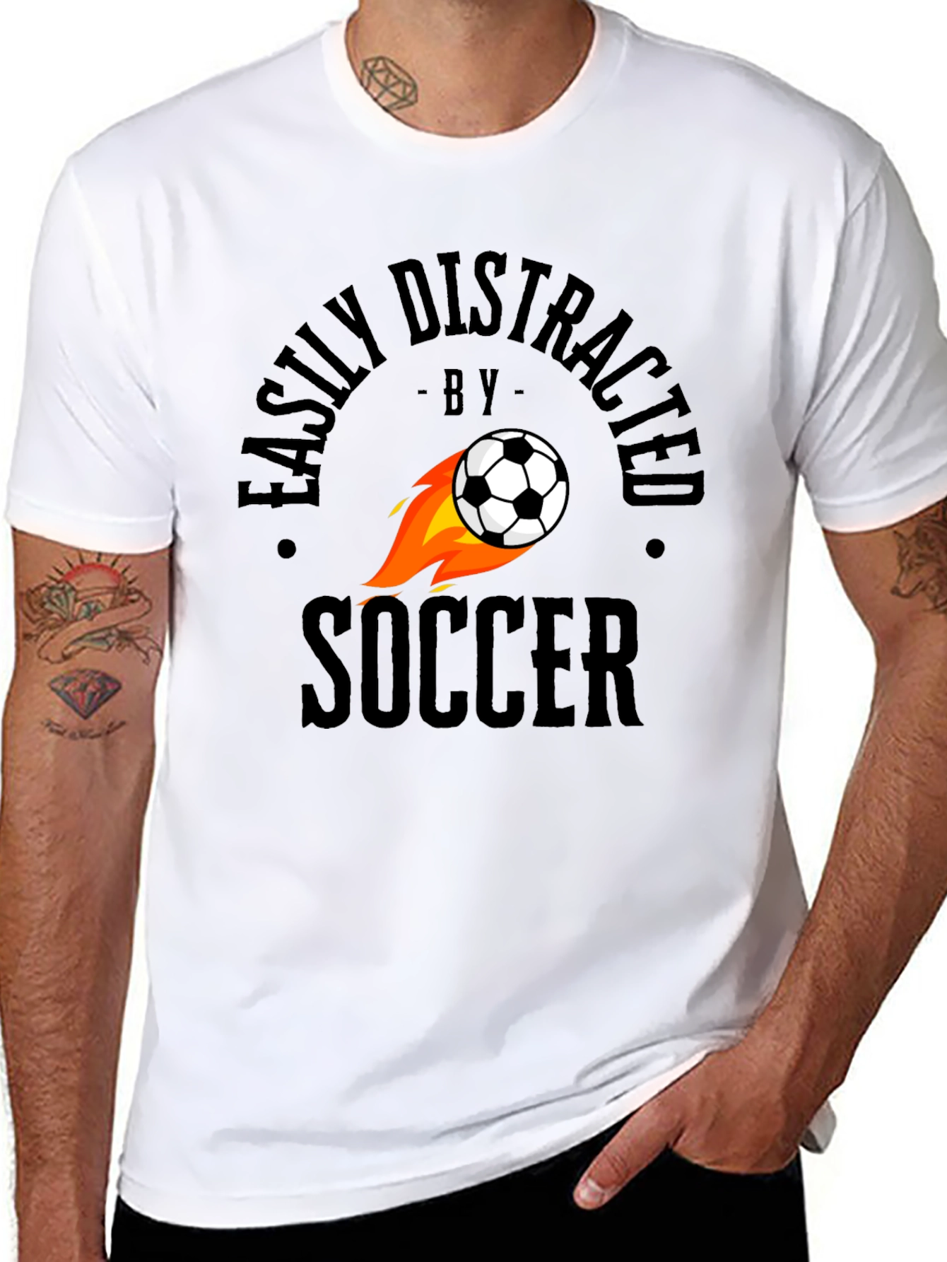 Easily Distracted by Soccer T-Shirt