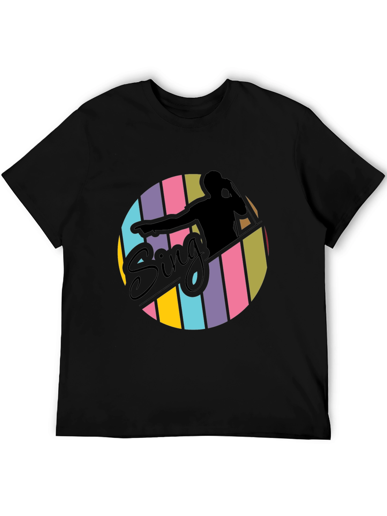 Retro Sing T-Shirt - Stylish Vocalist Tee