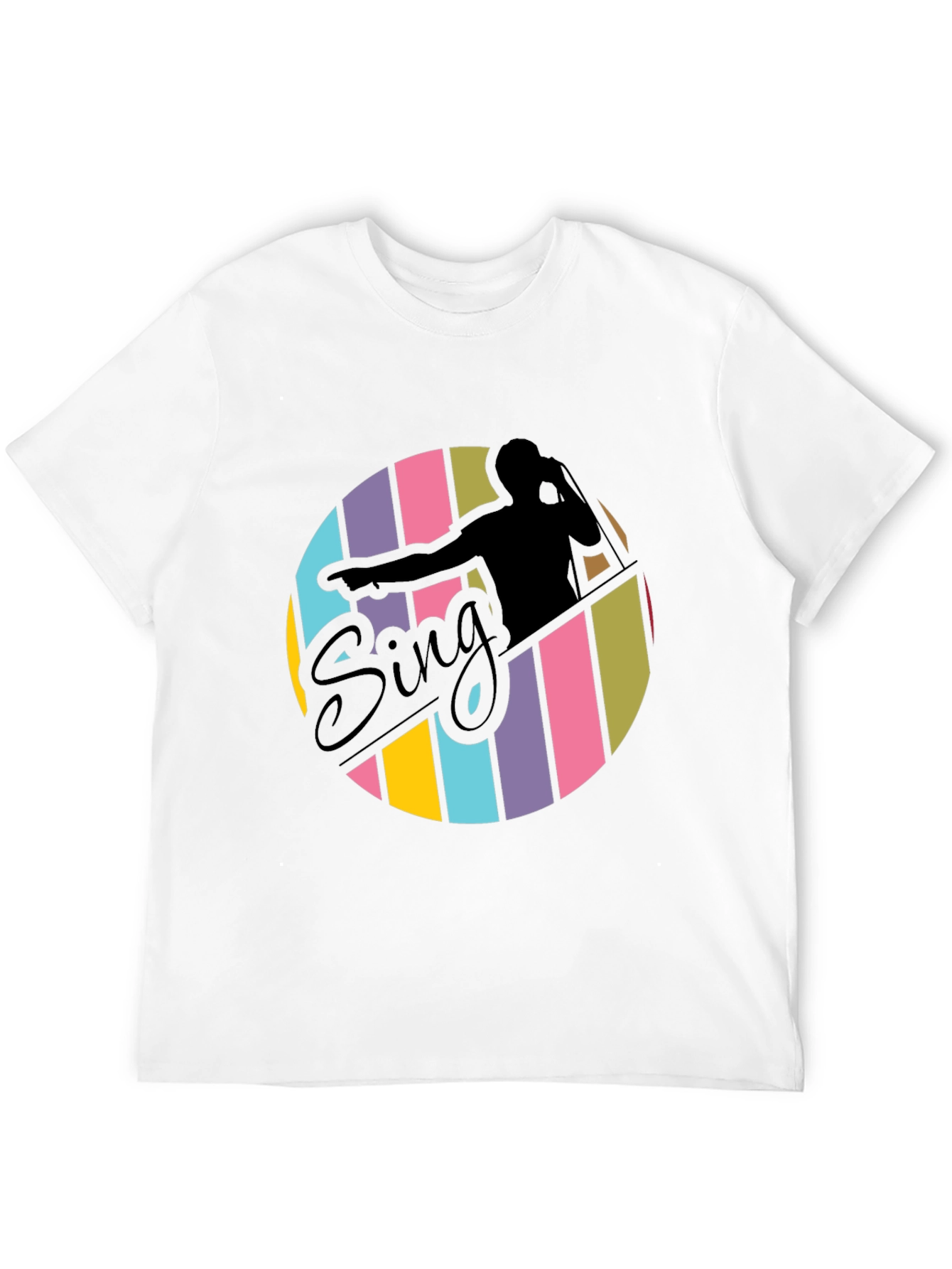 Retro Sing T-Shirt - Stylish Vocalist Tee