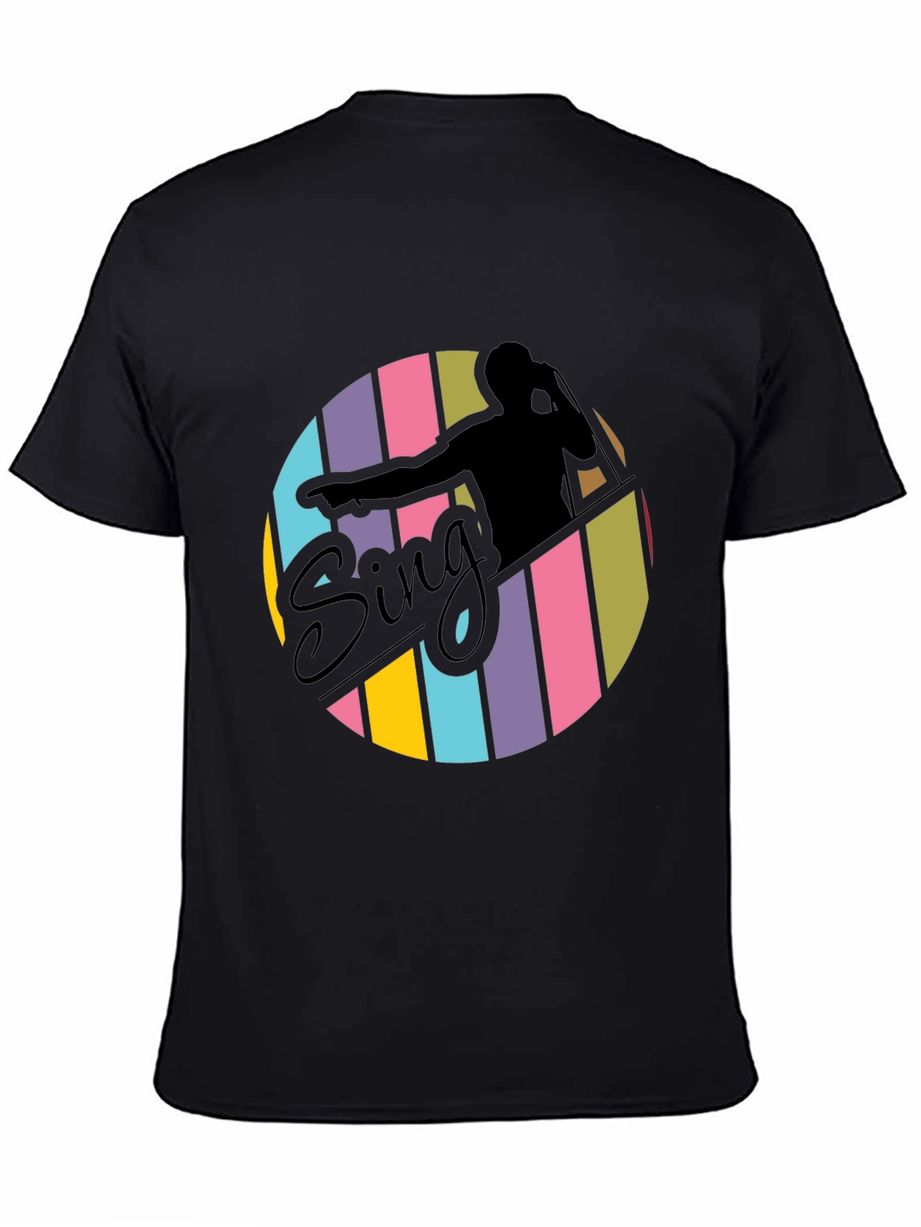 Retro Sing T-Shirt - Stylish Vocalist Tee