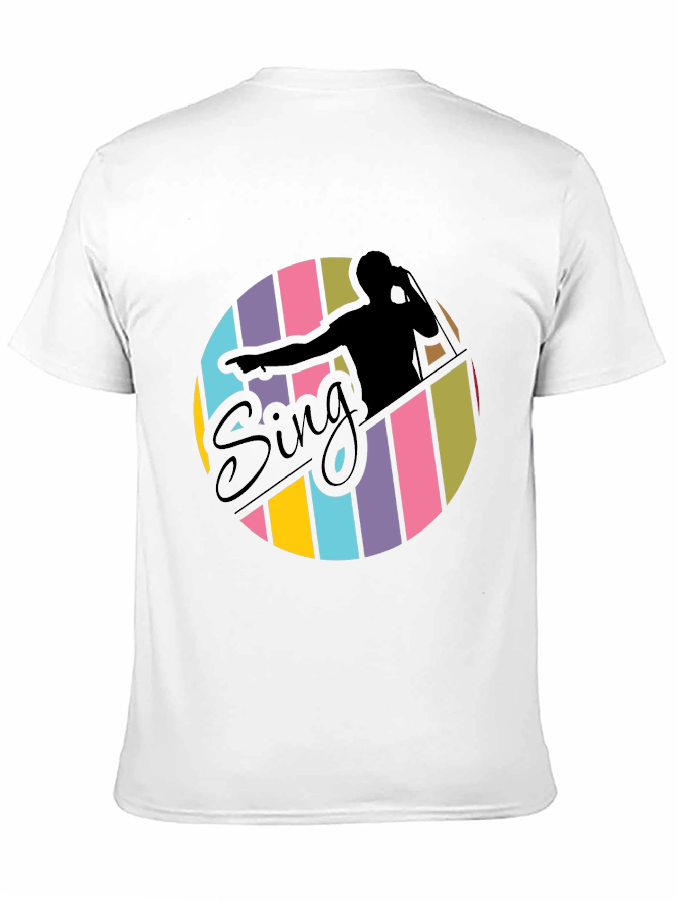 Retro Sing T-Shirt - Stylish Vocalist Tee