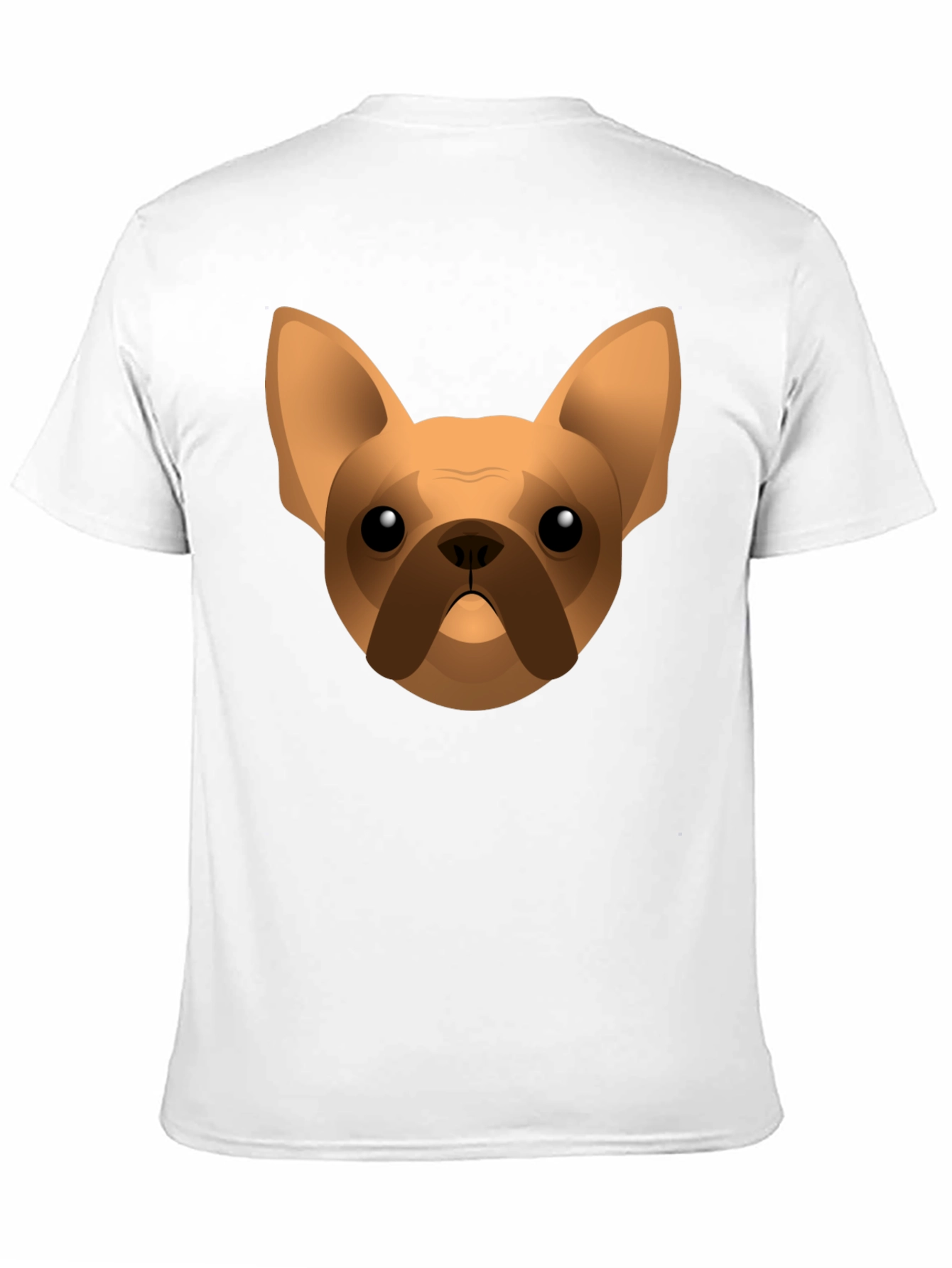 French Bulldog Graphic Tee - Black Cotton T-Shirt