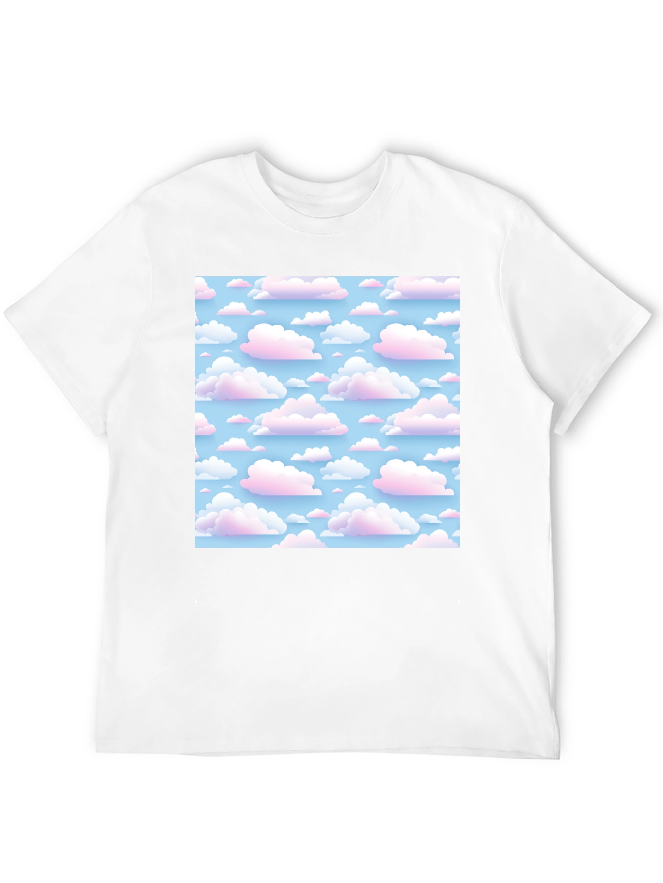 Cloud Print Tee - Dreamy Comfort
