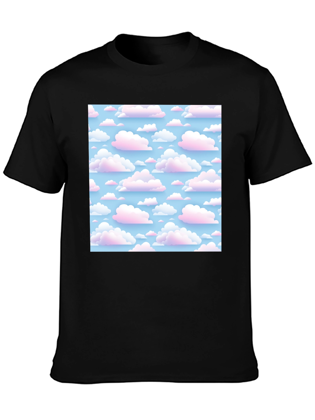Cloud Print Tee - Dreamy Comfort