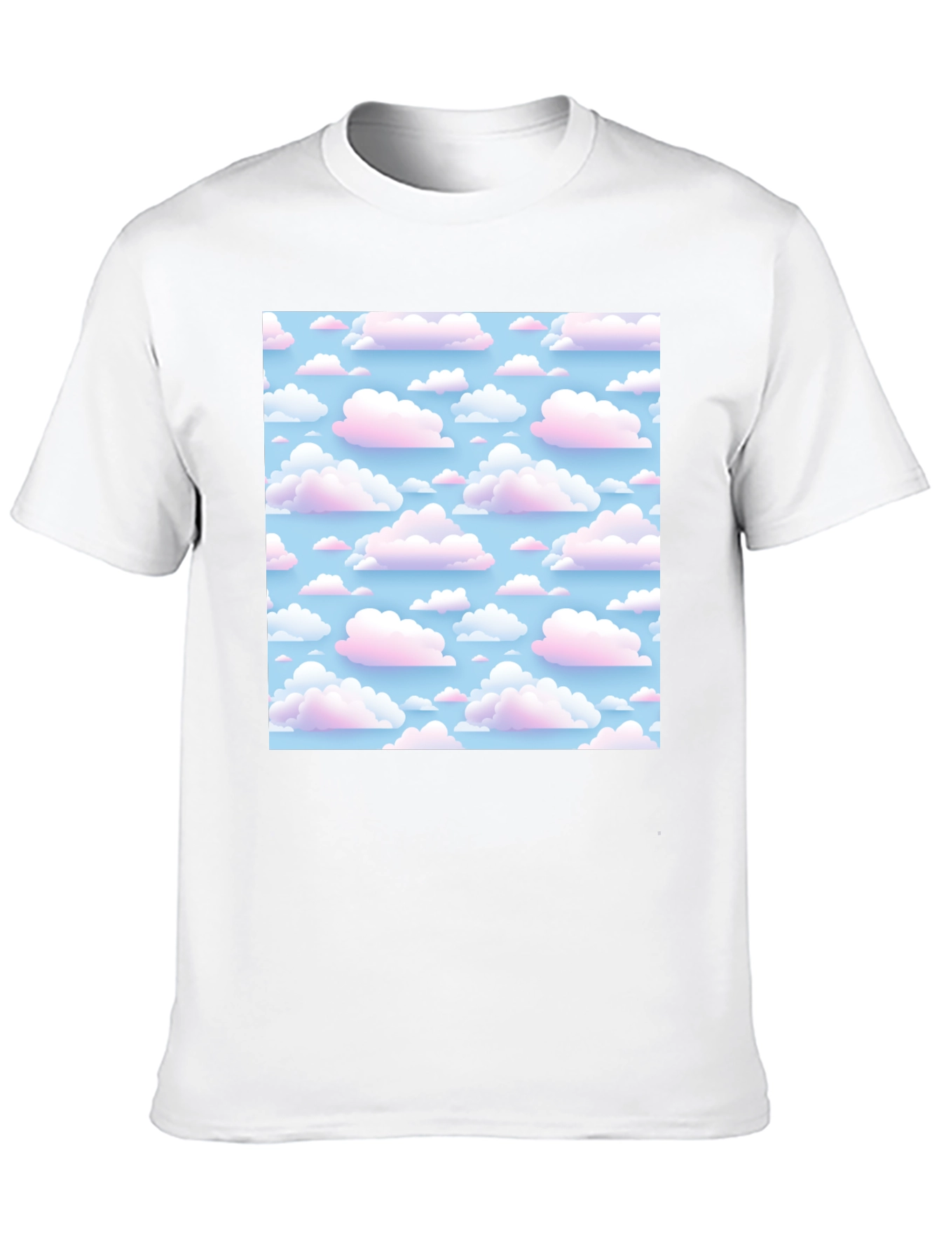 Cloud Print Tee - Dreamy Comfort
