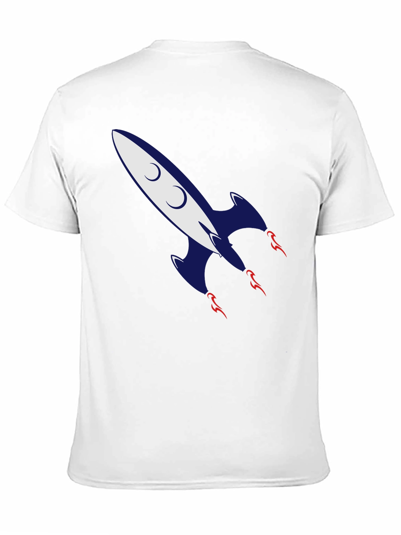 Retro Rocket Graphic Tee - Classic Cool