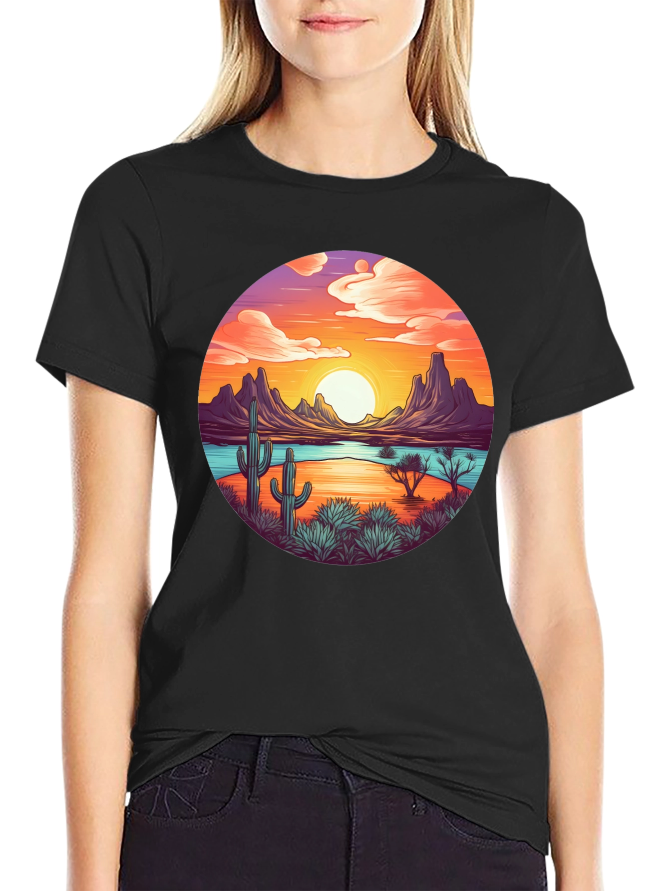 Sunset Desert Graphic Tee