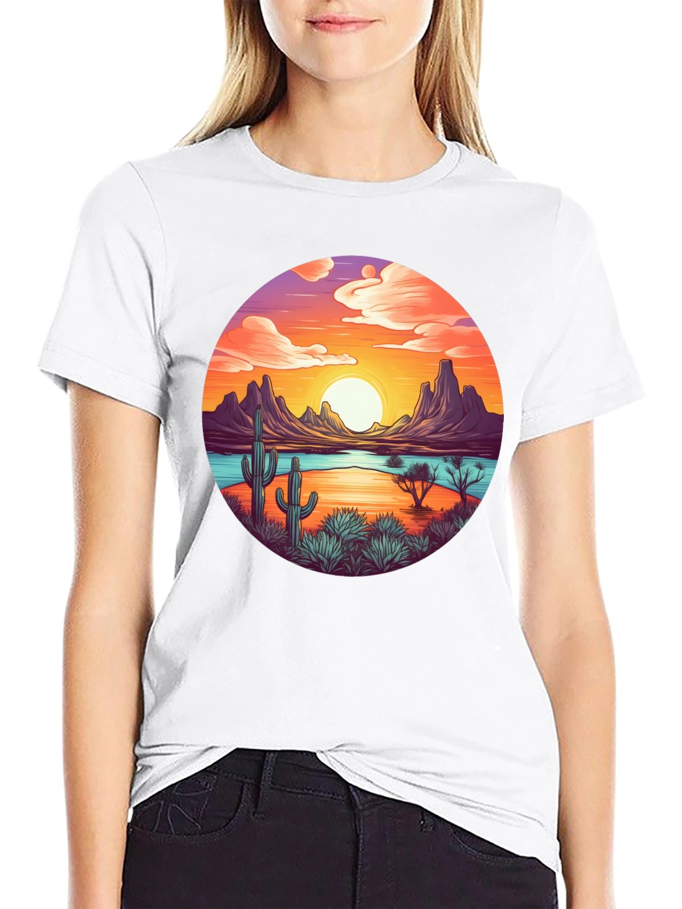 Sunset Desert Graphic Tee