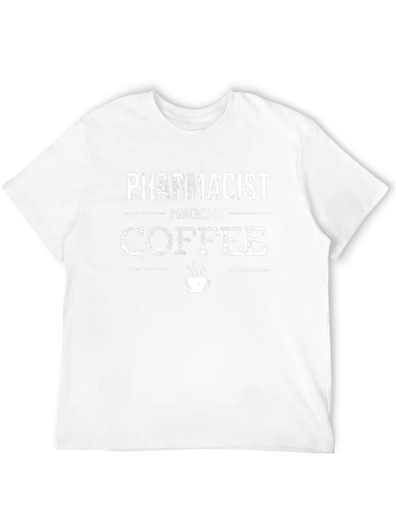 Pharmacist Powered by Coffee Graphic Tee