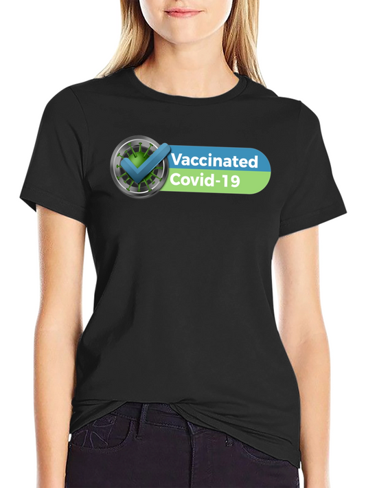 Vaccinated Covid-19 Checkmark T-Shirt