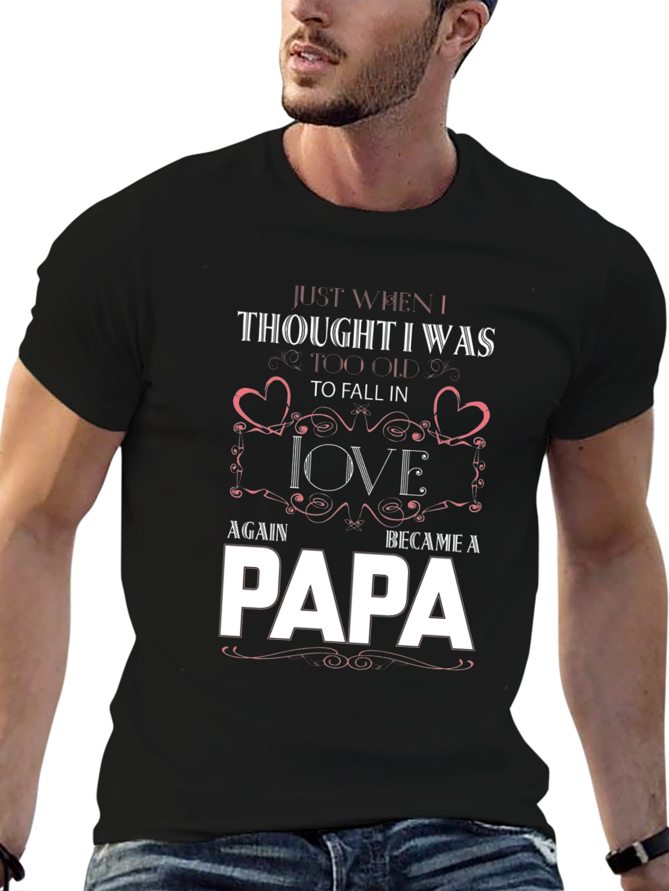 Papa Graphic T-Shirt - Fall in Love Again