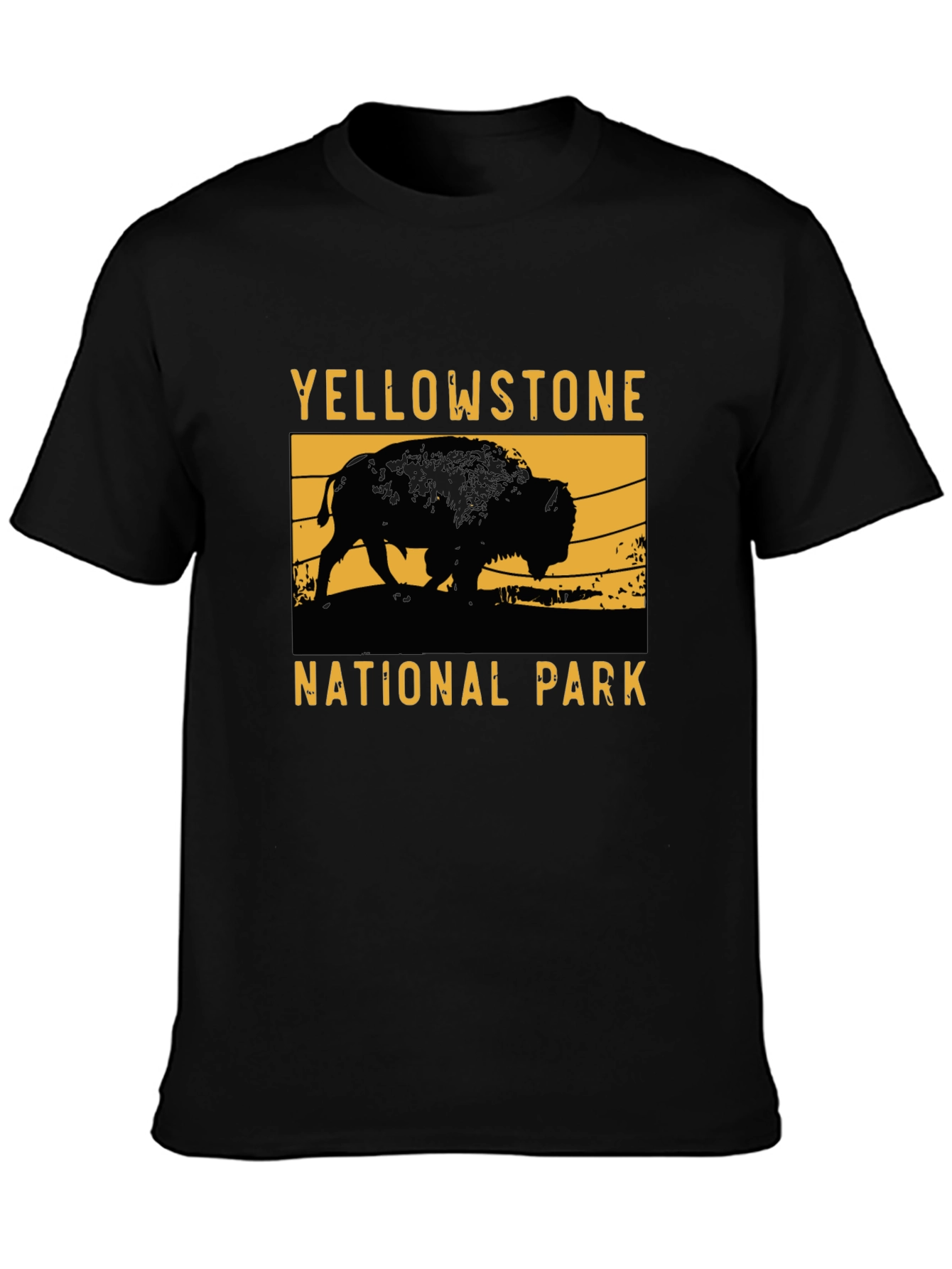 Yellowstone National Park Bison Graphic Tee