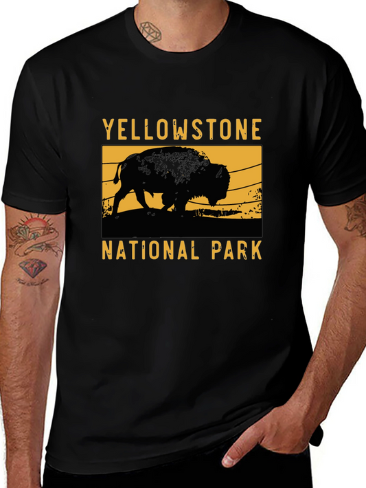 Yellowstone National Park Bison Graphic Tee