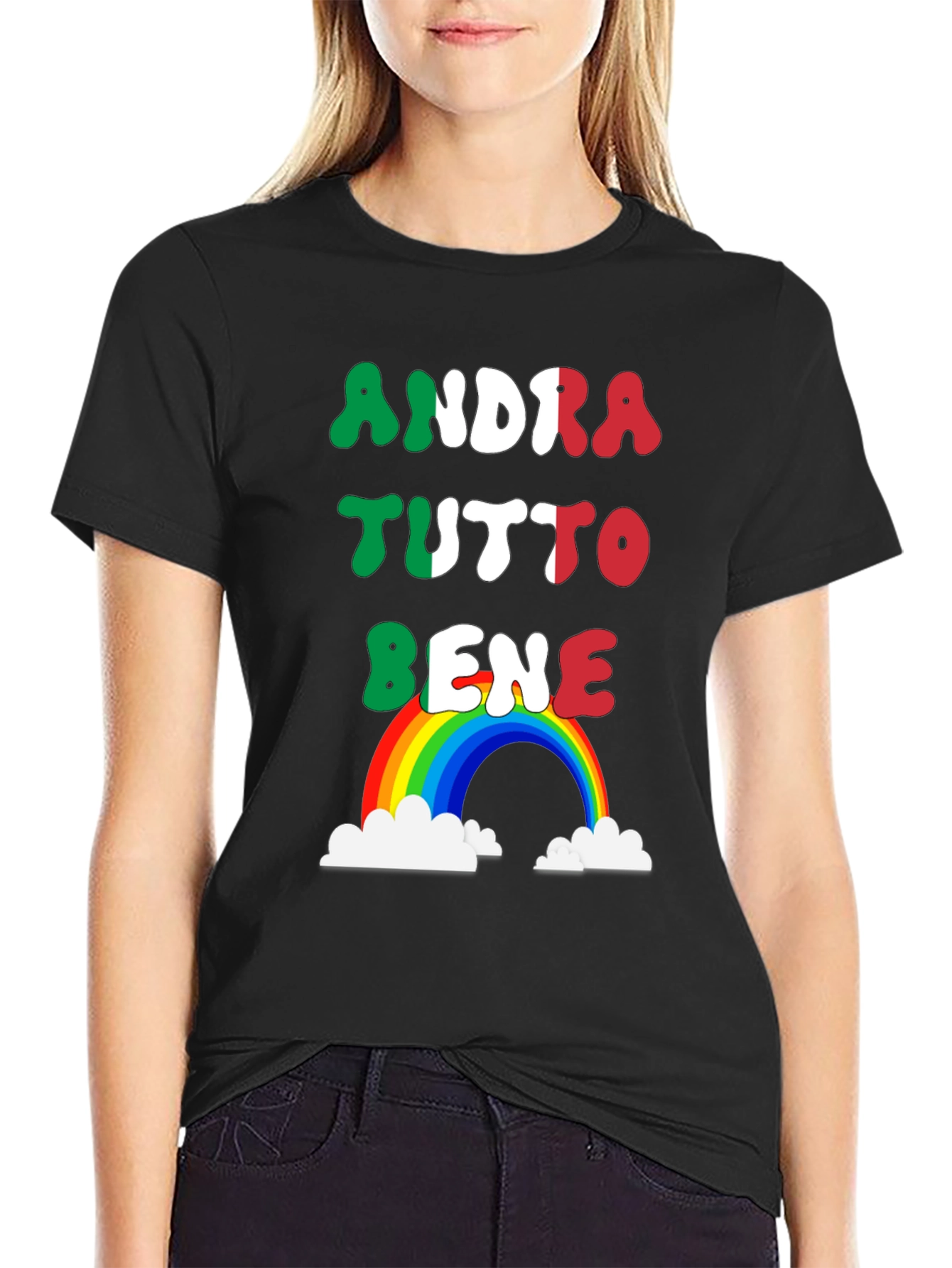 Andra Tutto Bene Italian Rainbow T-Shirt