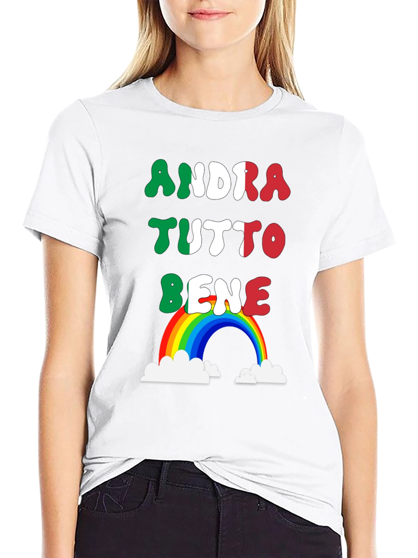 Andra Tutto Bene Italian Rainbow T-Shirt