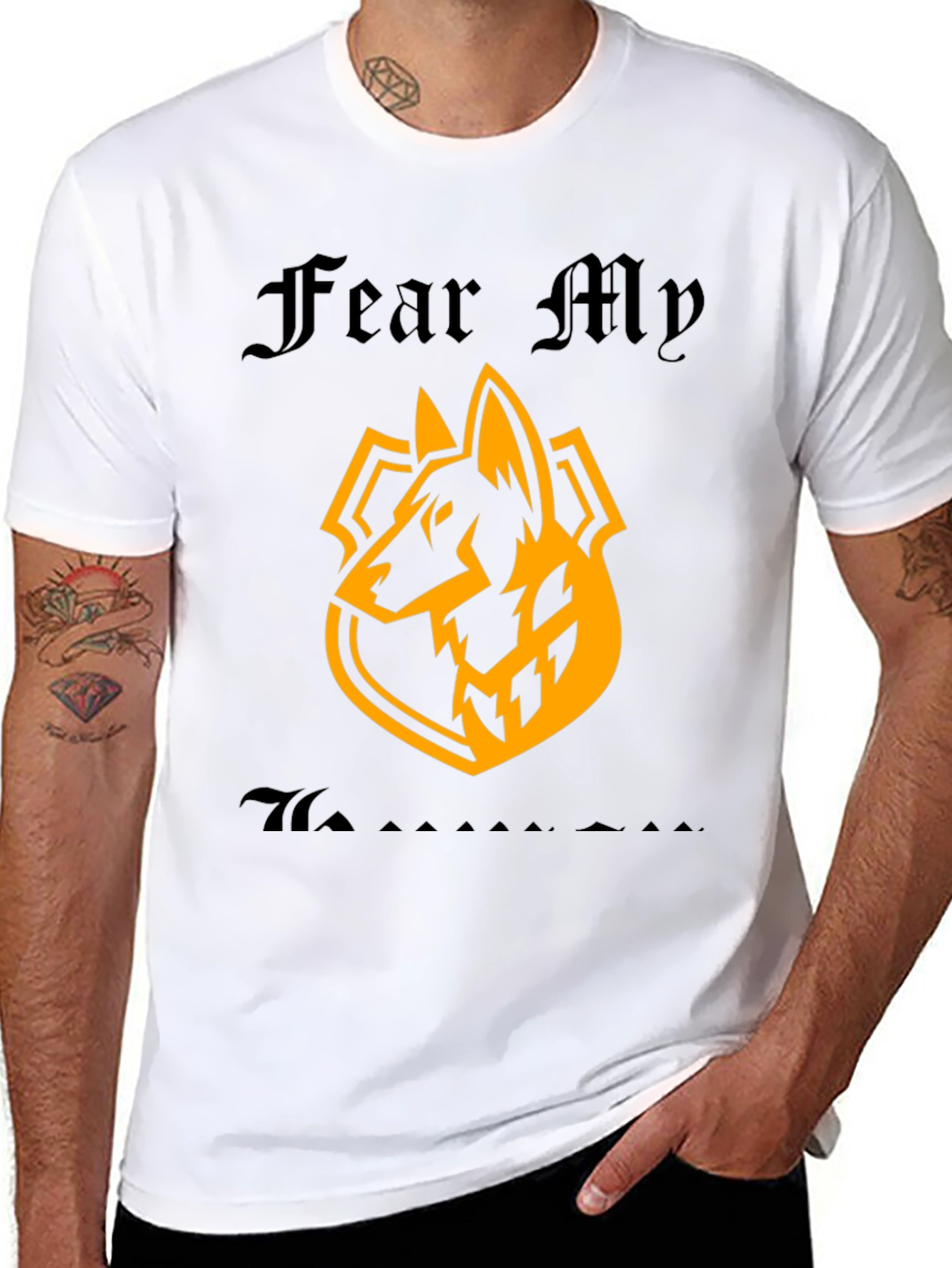 Fear My Warrior Graphic T-Shirt