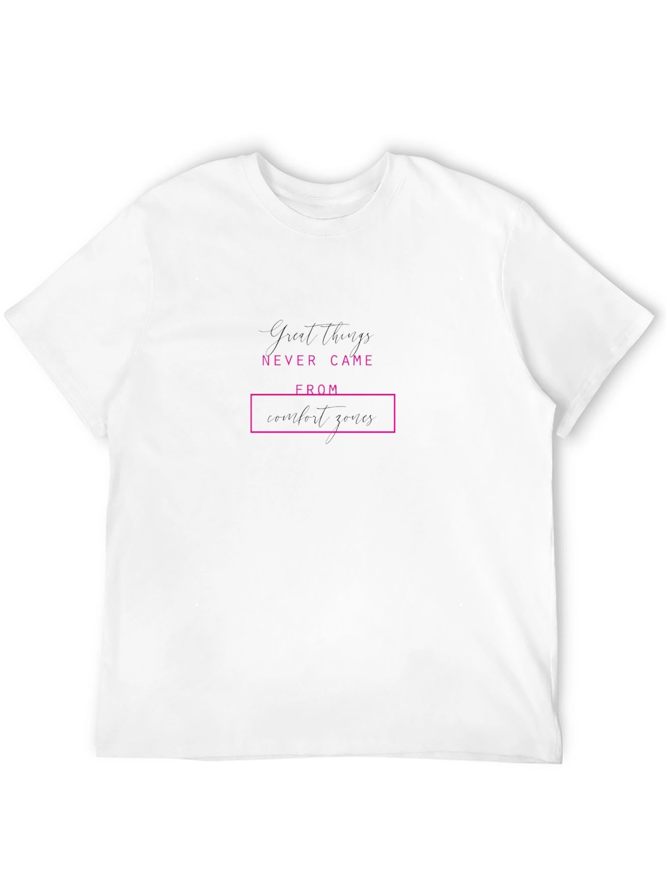 Motivational Graphic Tee - Great Things