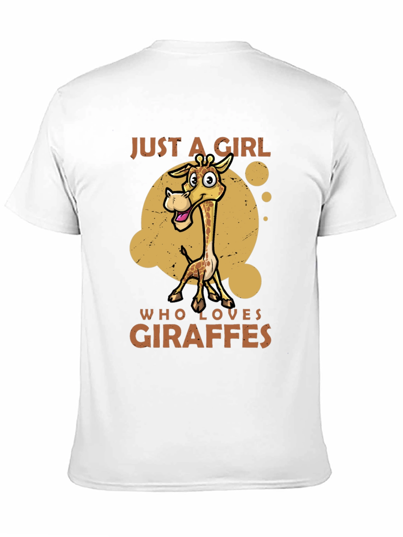 Giraffe Lover Black T-Shirt