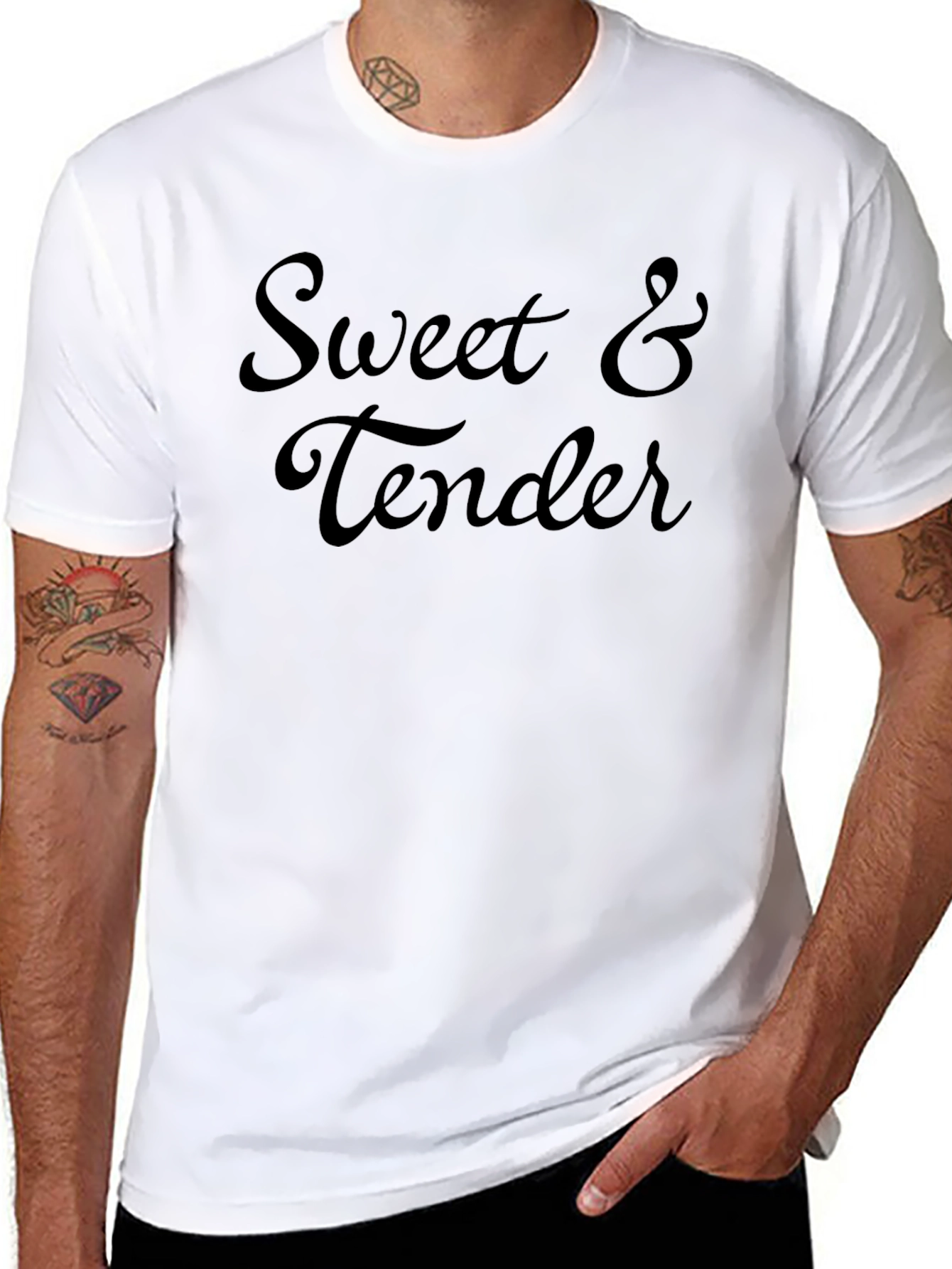 Sweet & Tender Graphic Tee - Black