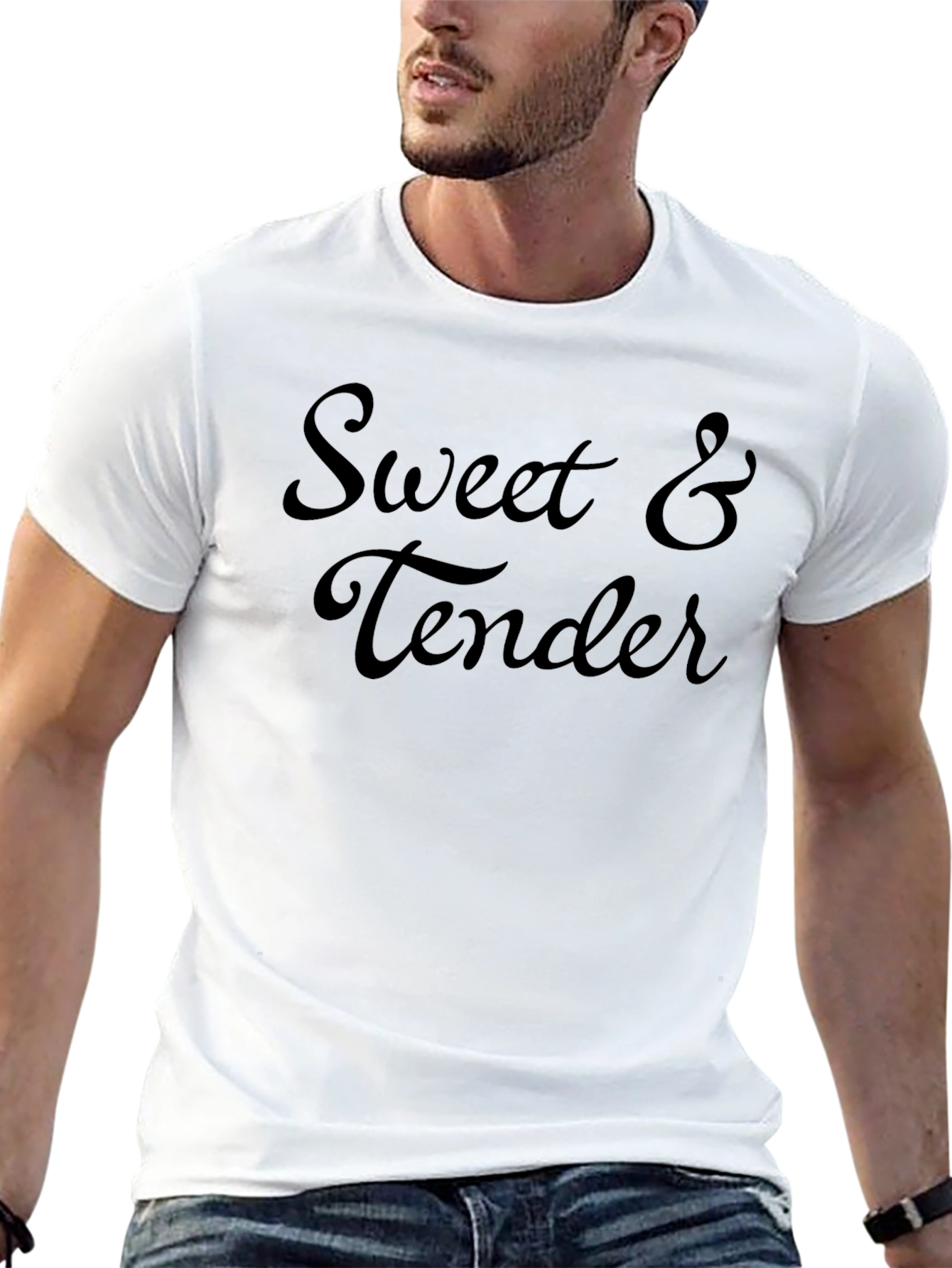 Sweet & Tender Graphic Tee - Black