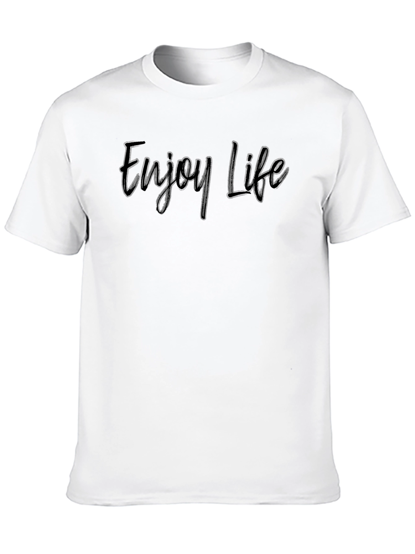 Enjoy Life Black Graphic Tee