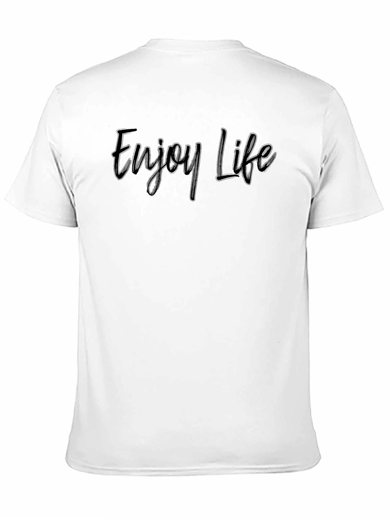 Enjoy Life Black Graphic Tee
