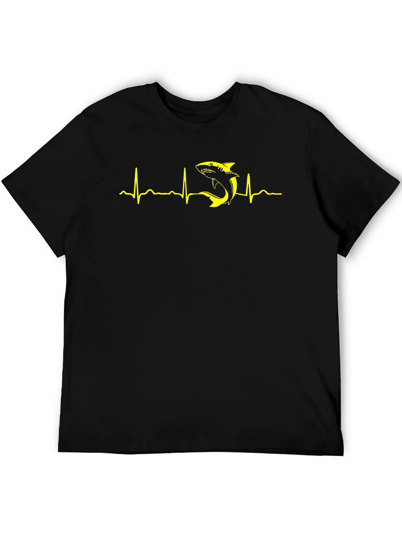 Shark Heartbeat T-Shirt - Cool Graphic Tee