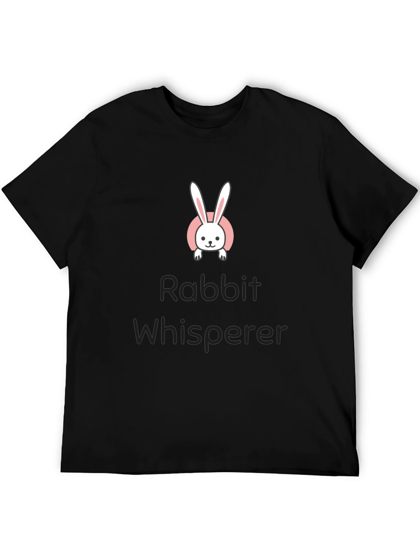 Rabbit Whisperer Black T-Shirt