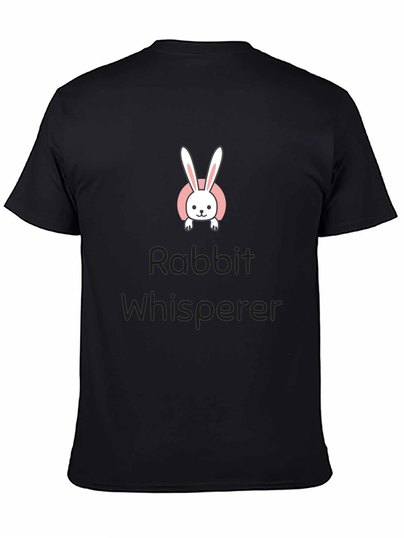 Rabbit Whisperer Black T-Shirt