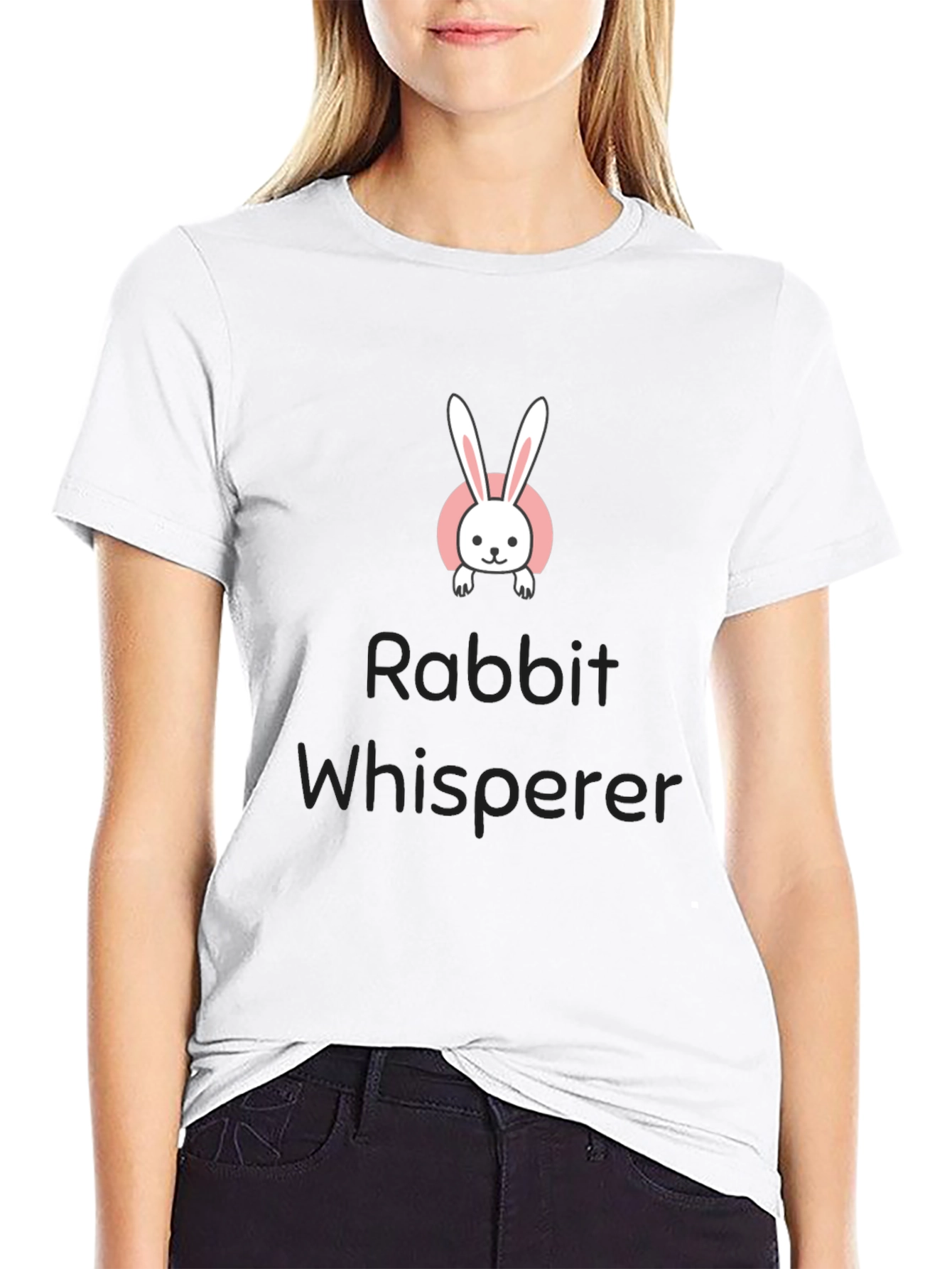 Rabbit Whisperer Black T-Shirt