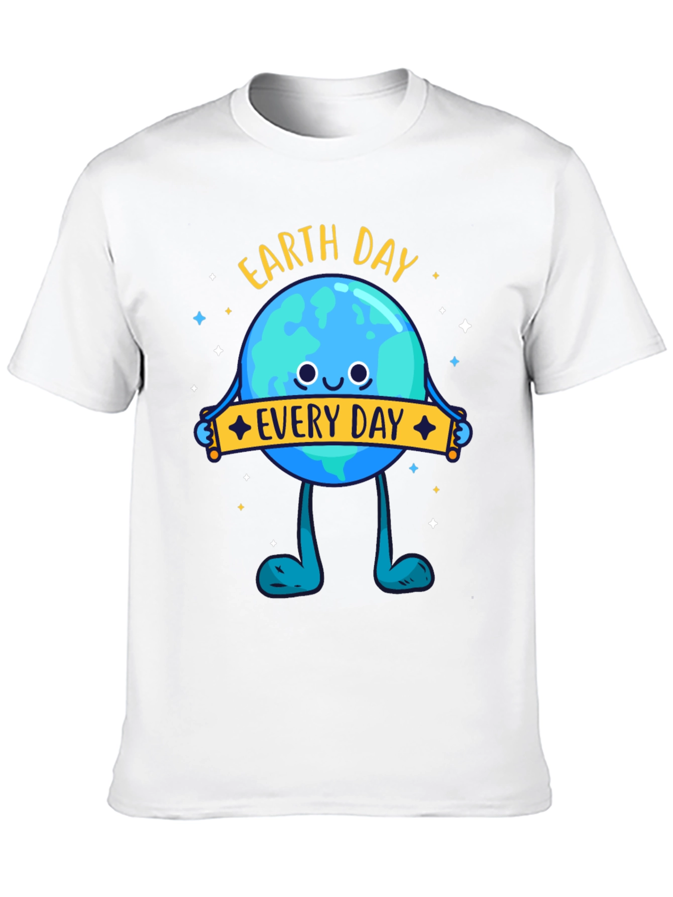 Earth Day Everyday T-Shirt - Black Graphic Tee