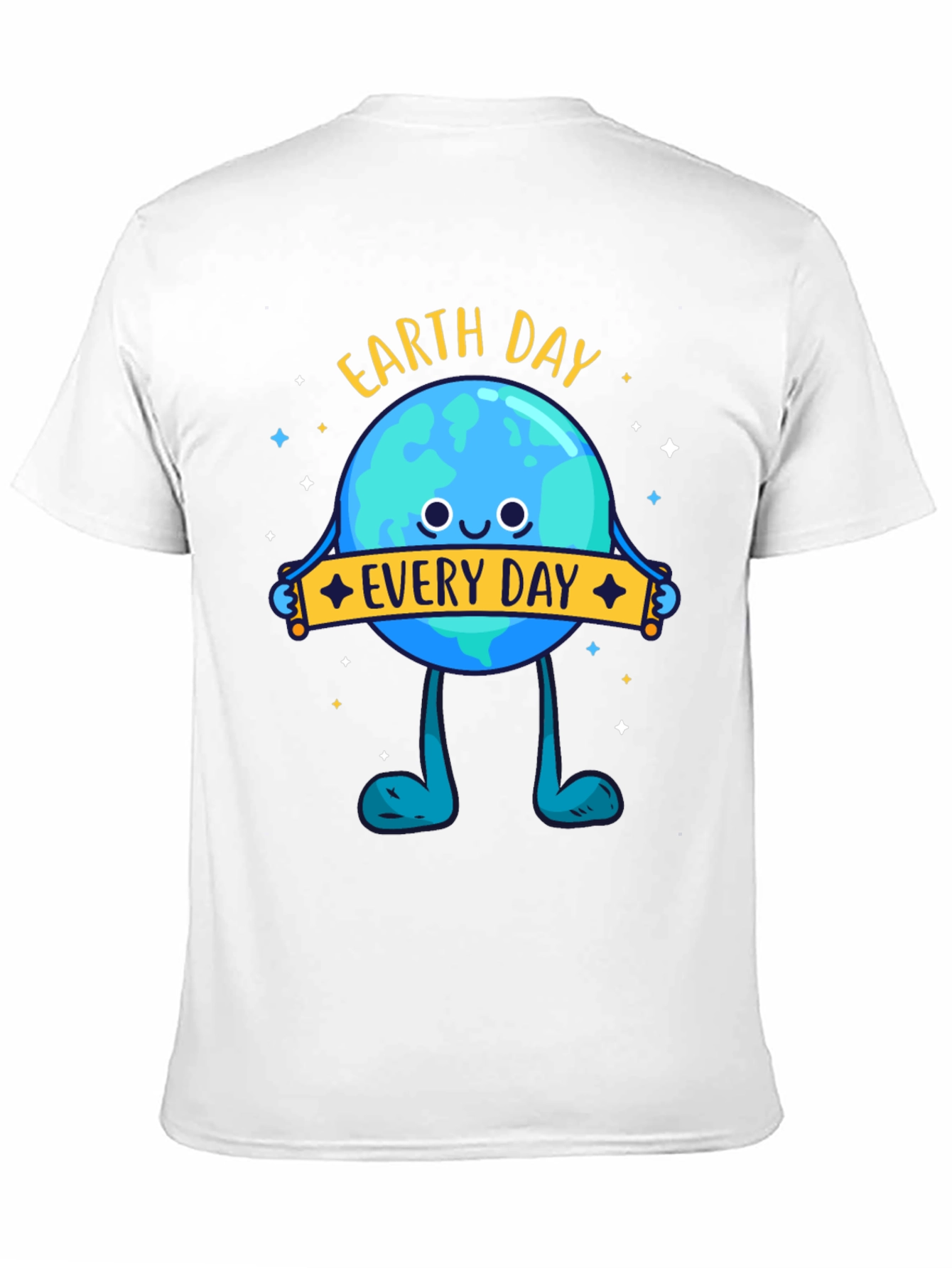 Earth Day Everyday T-Shirt - Black Graphic Tee