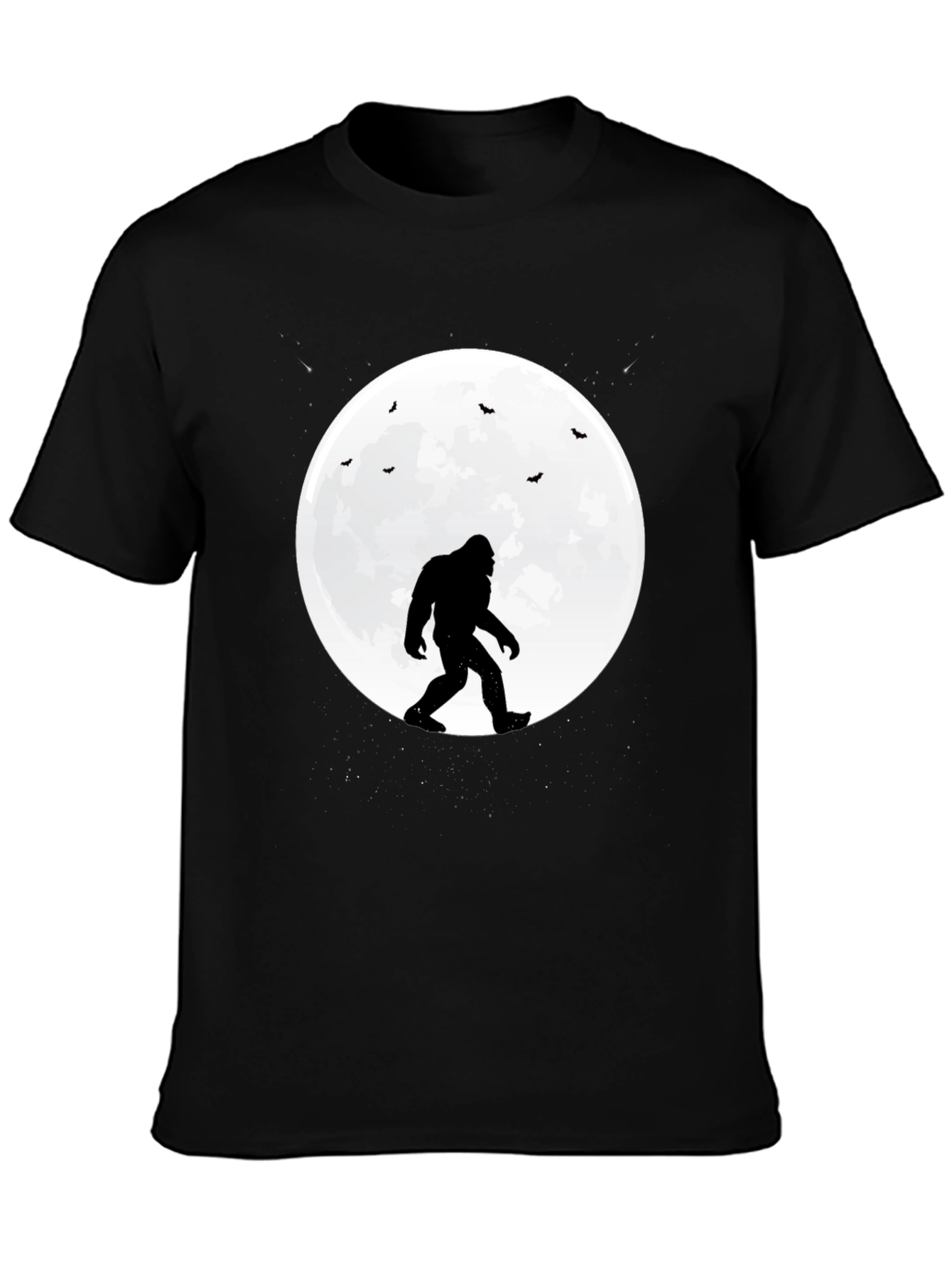 Bigfoot Moon T-Shirt - Mythical Creature Tee