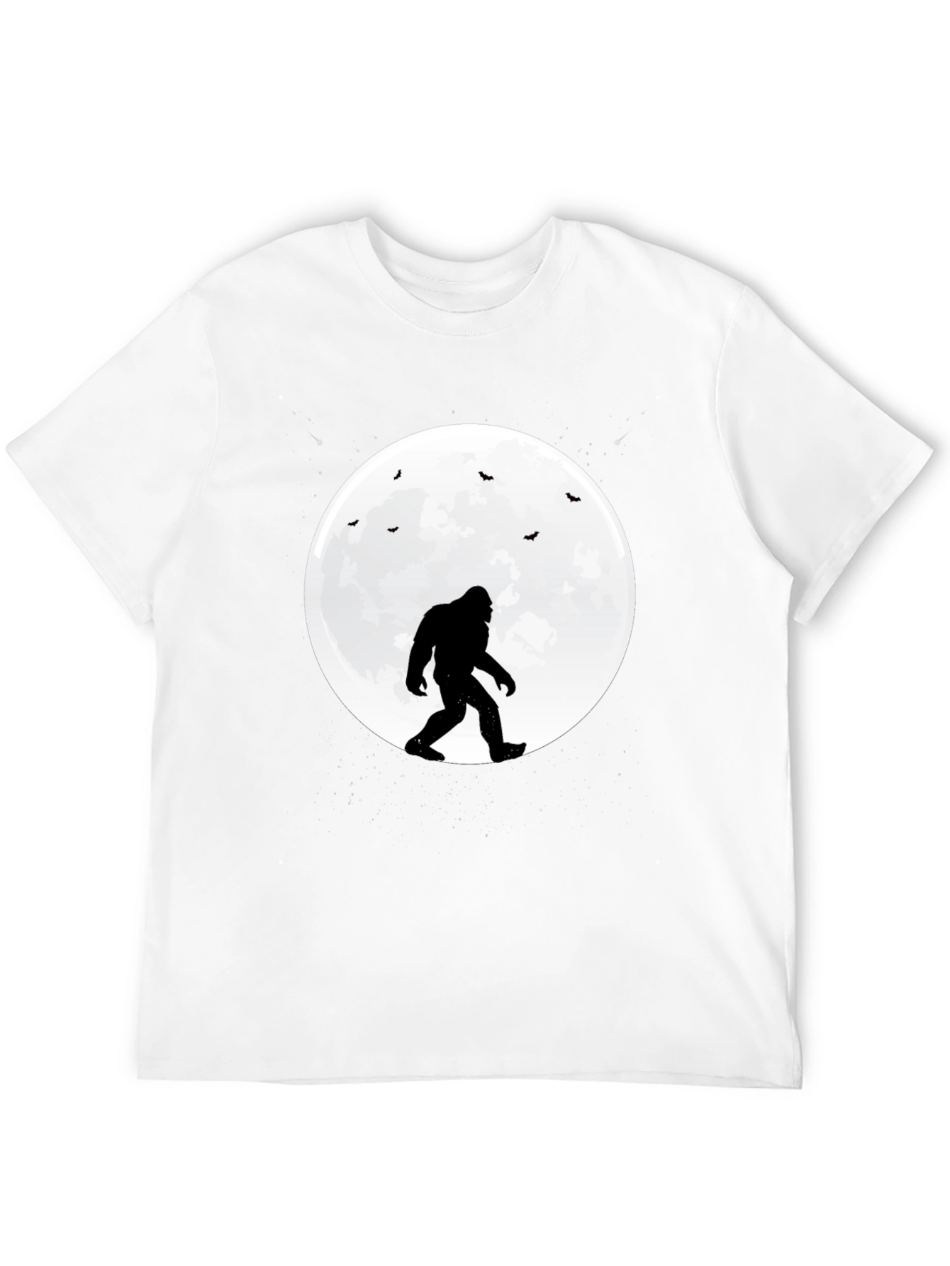 Bigfoot Moon T-Shirt - Mythical Creature Tee