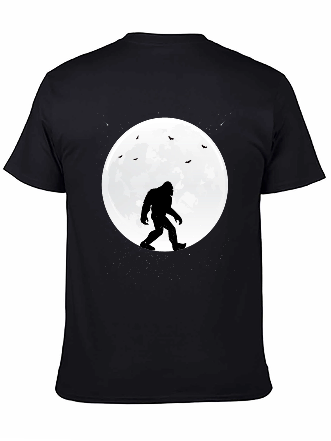 Bigfoot Moon T-Shirt - Mythical Creature Tee