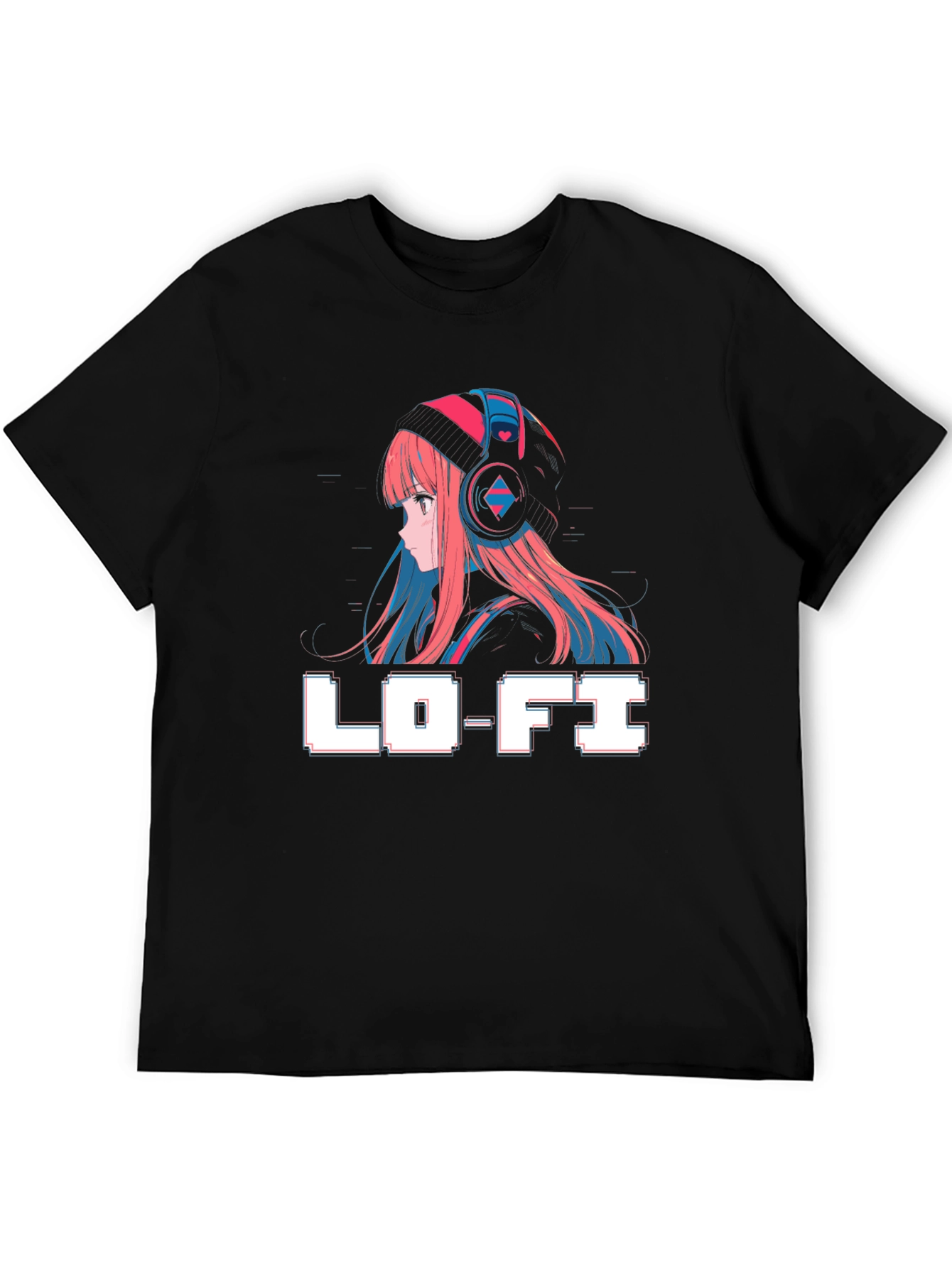Lo-Fi Anime Girl Graphic T-Shirt