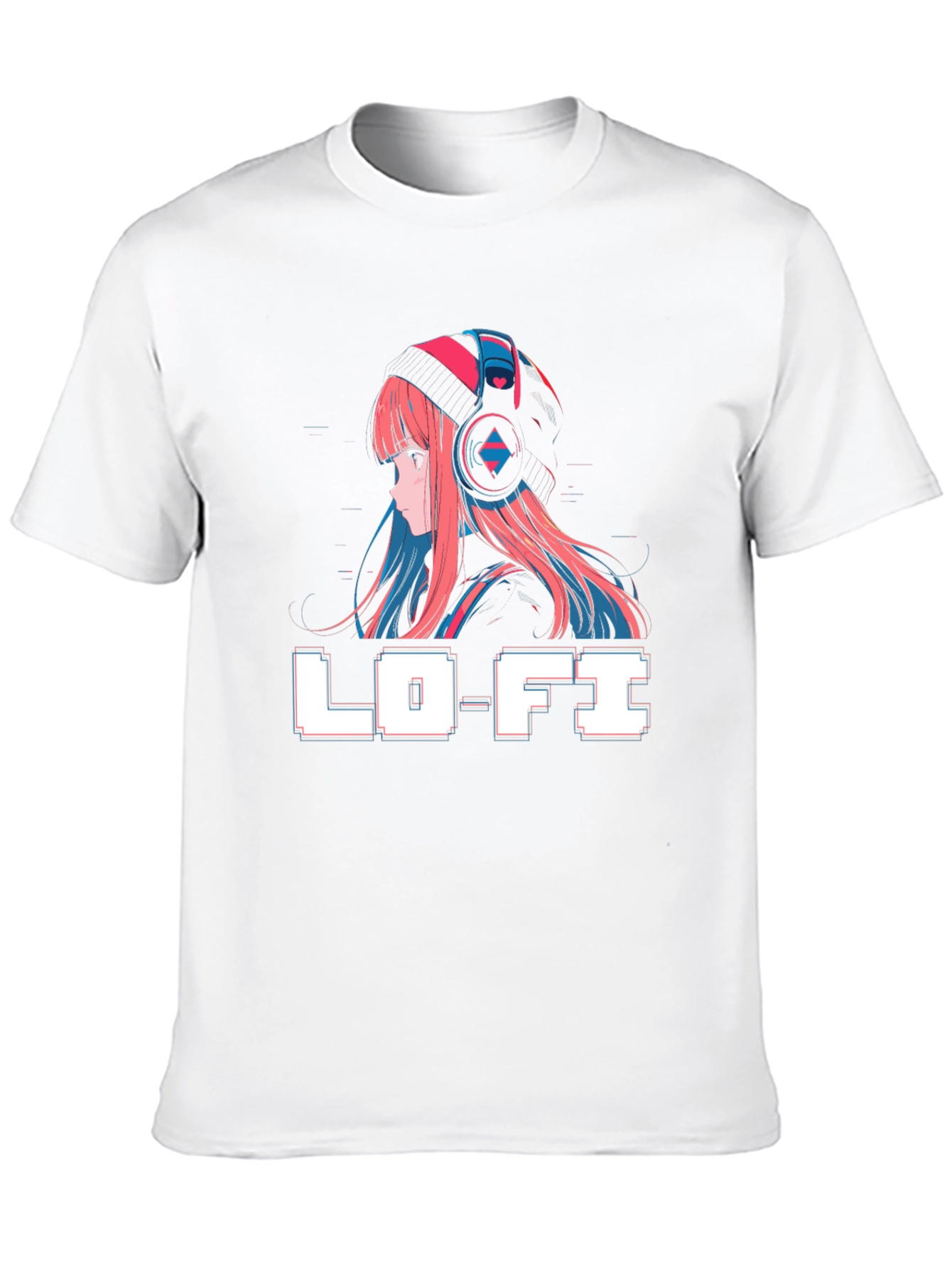 Lo-Fi Anime Girl Graphic T-Shirt