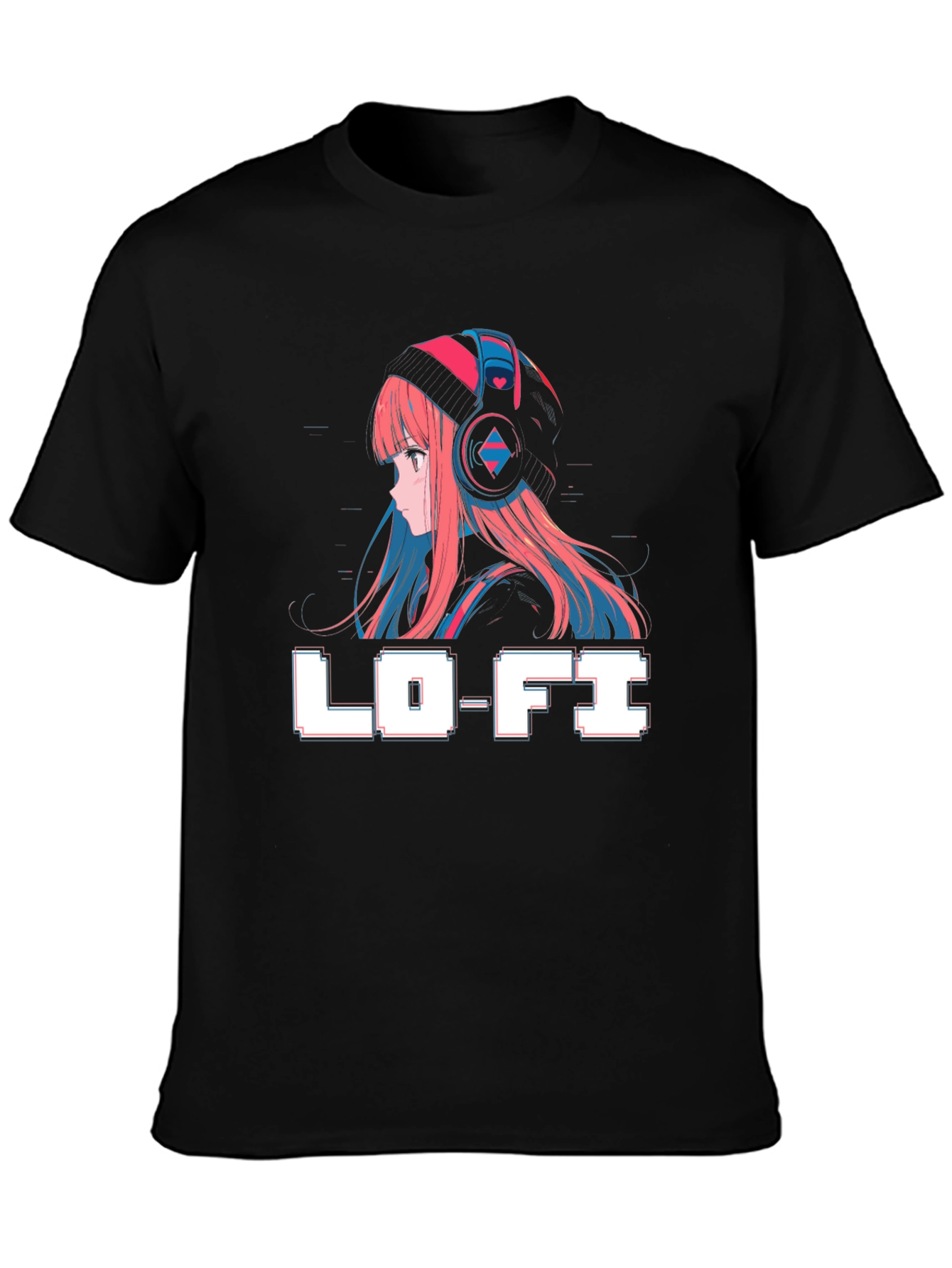 Lo-Fi Anime Girl Graphic T-Shirt