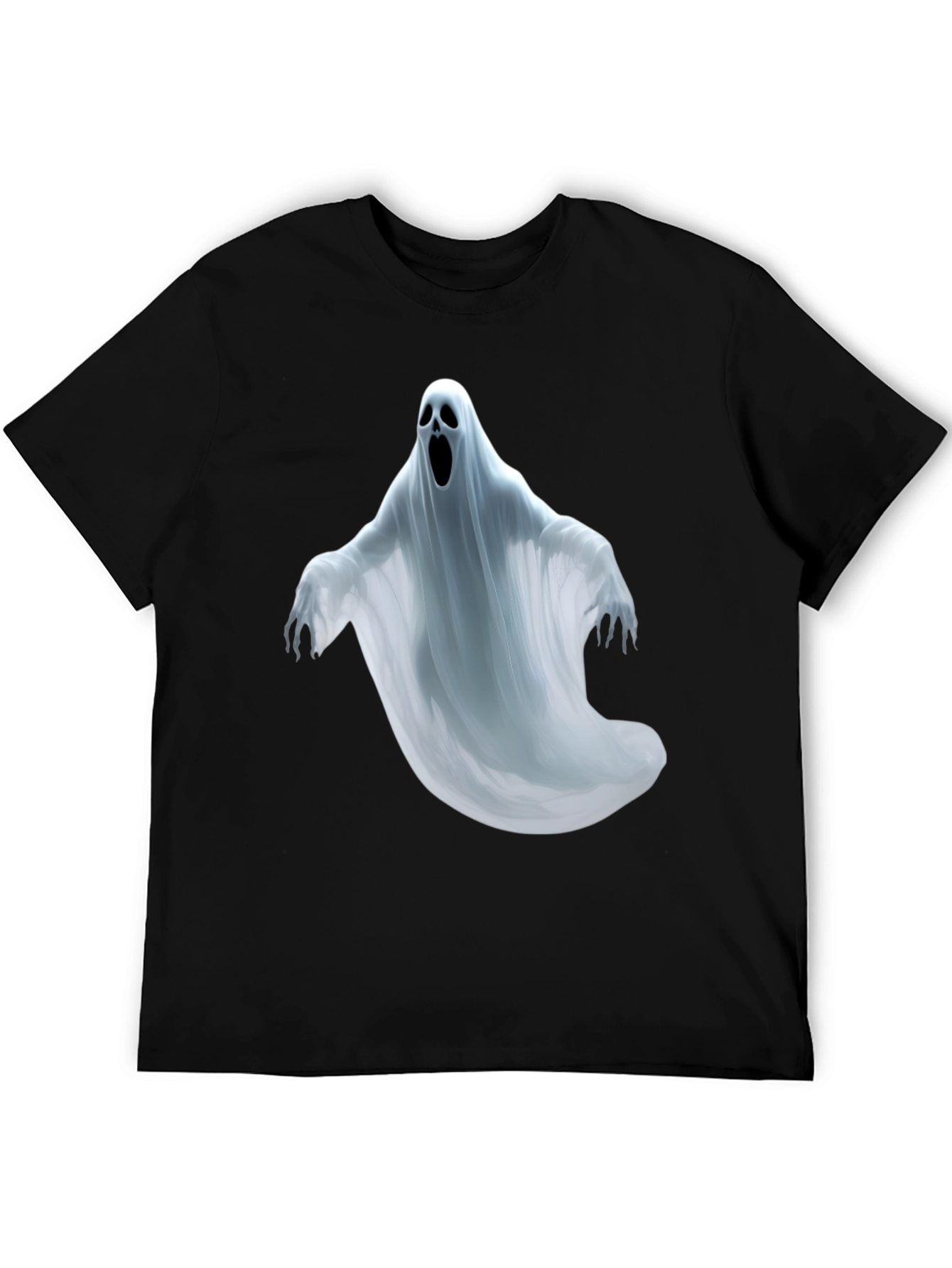 Spooky Ghost Graphic Tee - Halloween T-Shirt