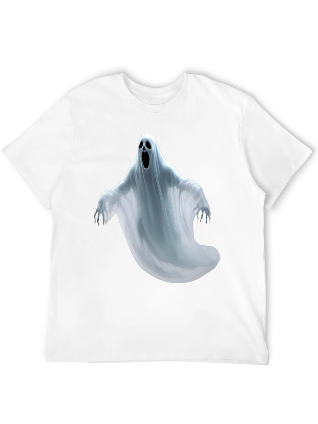 Spooky Ghost Graphic Tee - Halloween T-Shirt