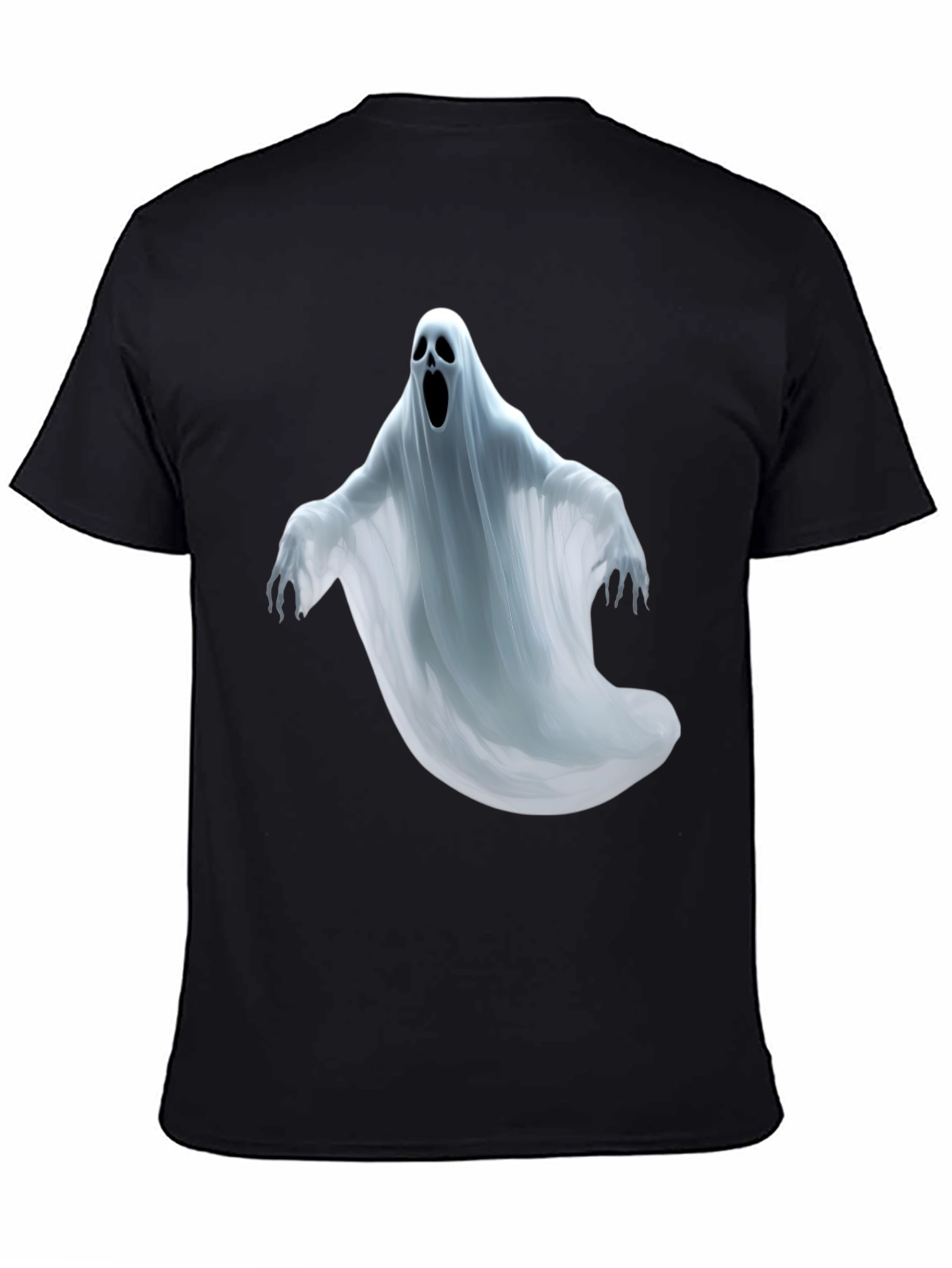 Spooky Ghost Graphic Tee - Halloween T-Shirt