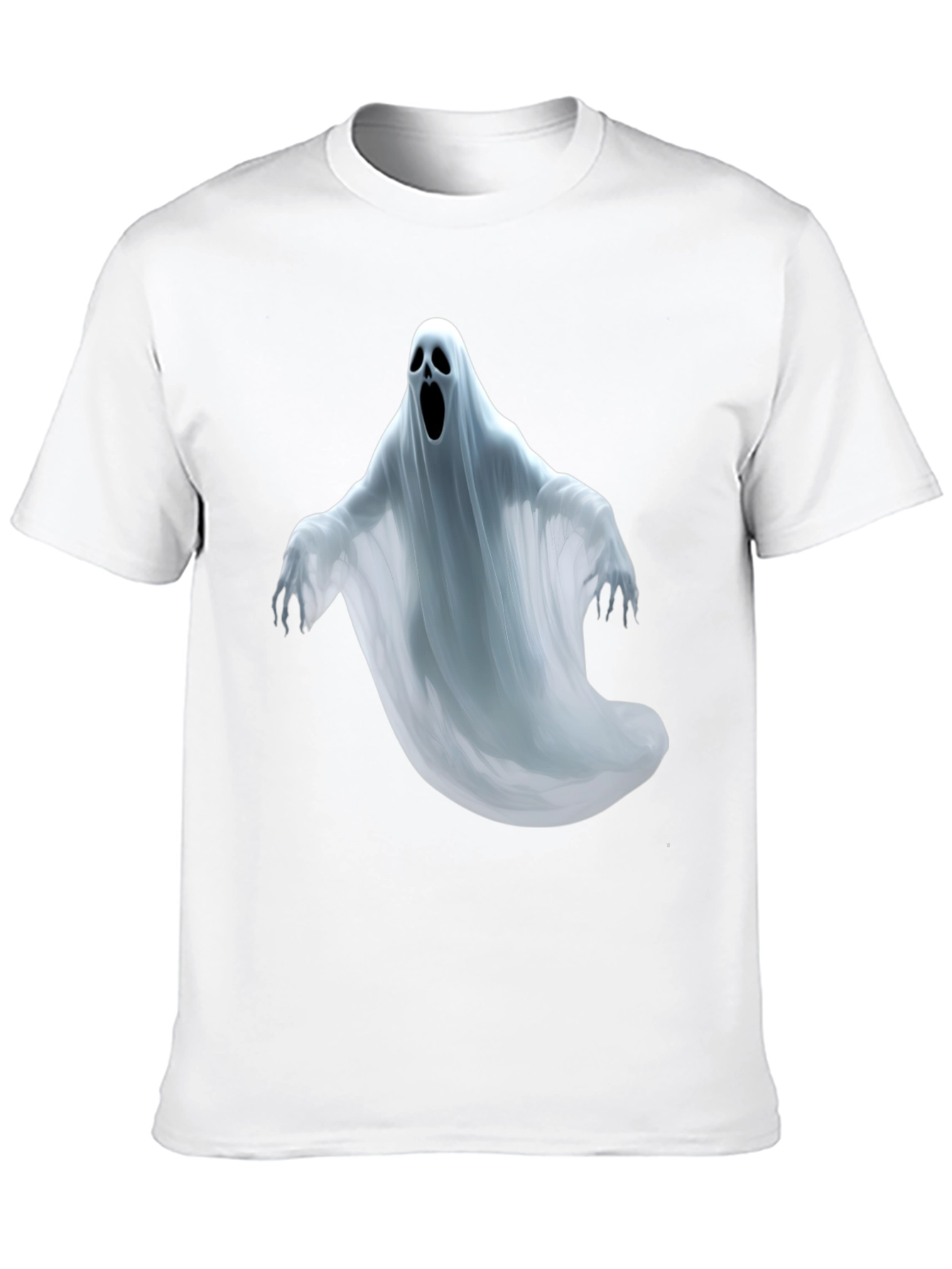 Spooky Ghost Graphic Tee - Halloween T-Shirt