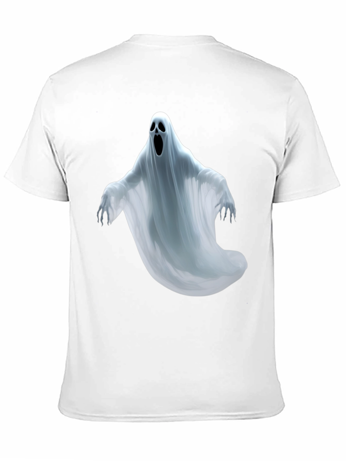 Spooky Ghost Graphic Tee - Halloween T-Shirt