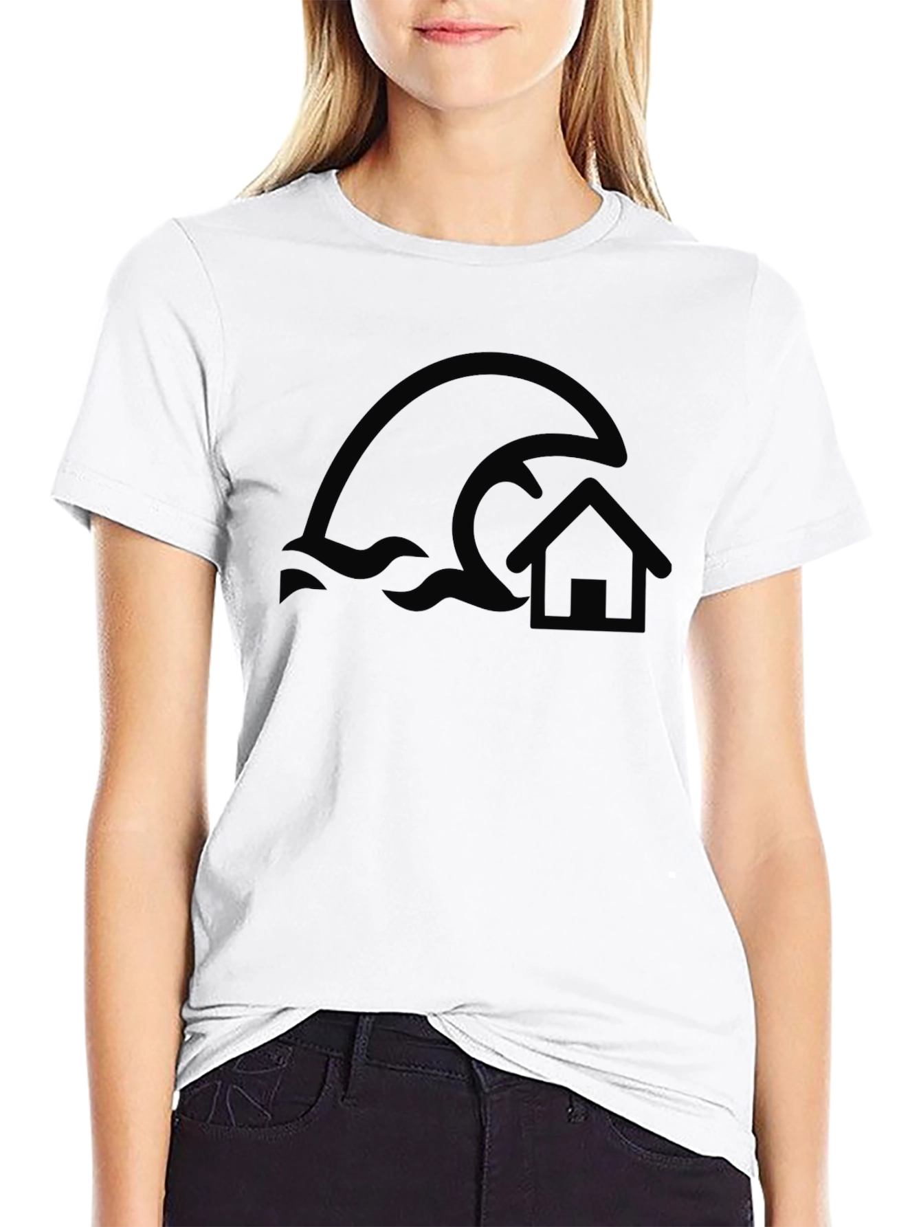 Tsunami House Graphic Tee - Stylish Comfort