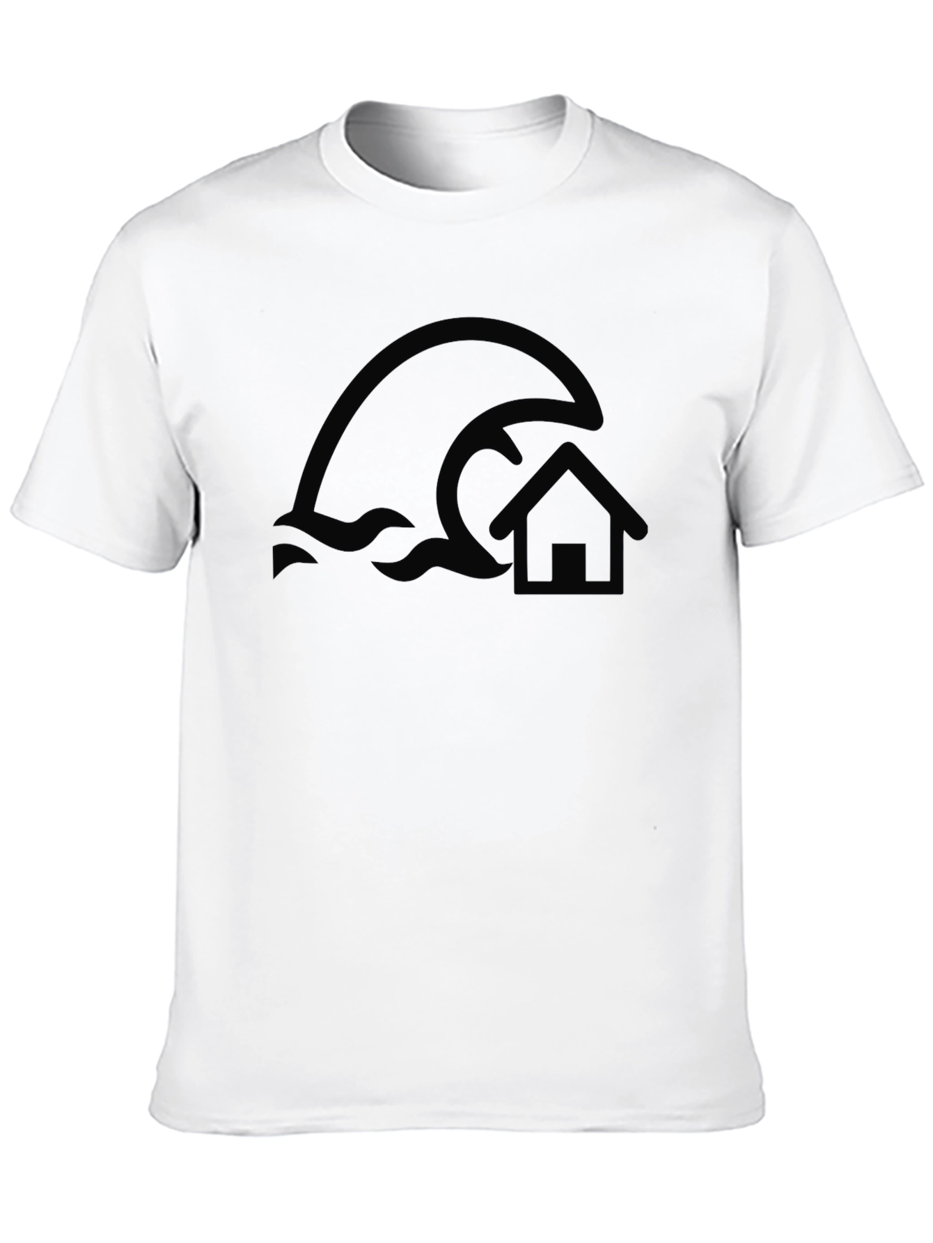 Tsunami House Graphic Tee - Stylish Comfort