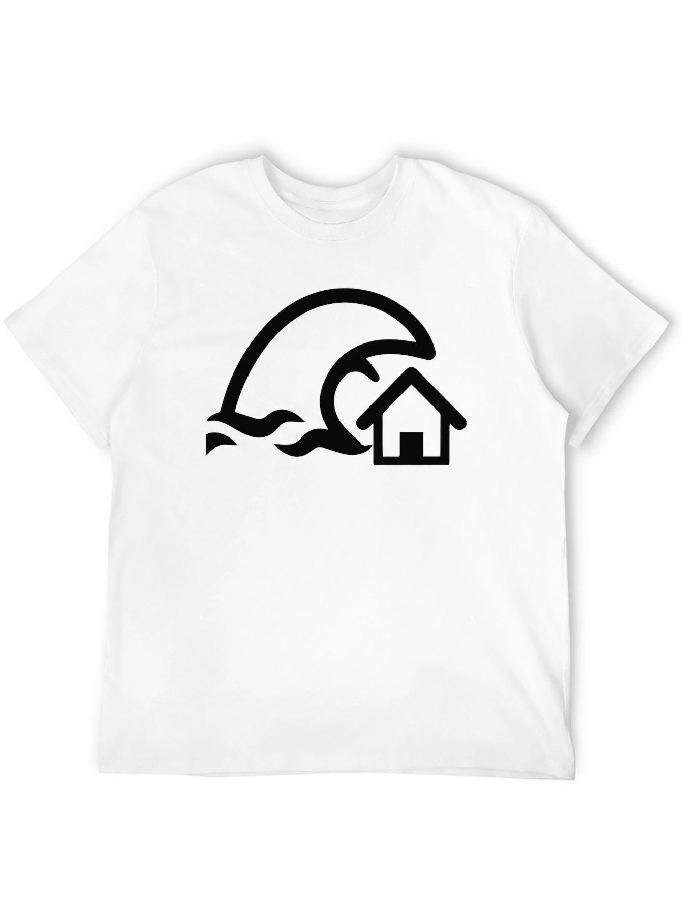 Tsunami House Graphic Tee - Stylish Comfort