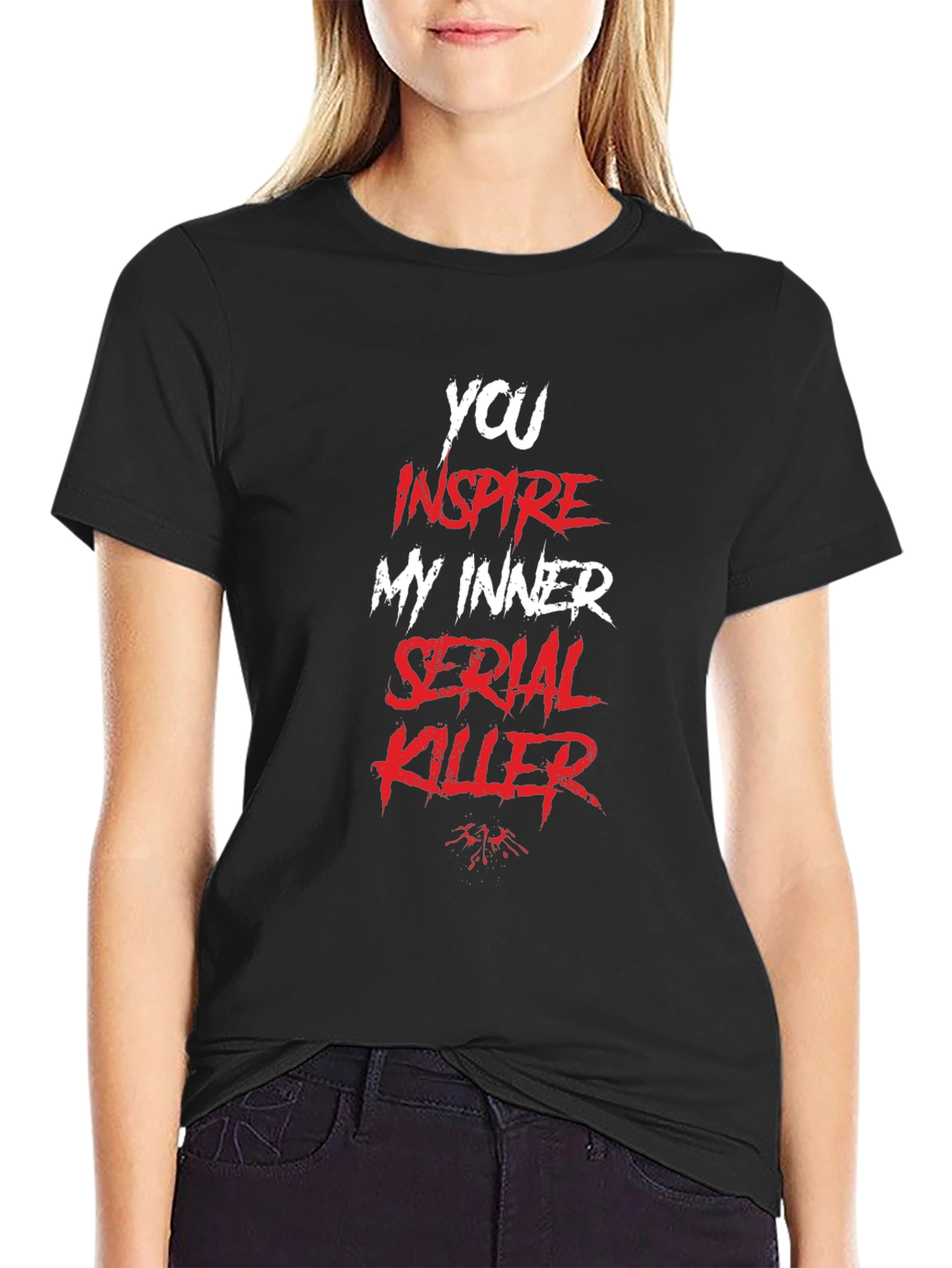 Inspire My Inner Serial Killer - Black T-shirt