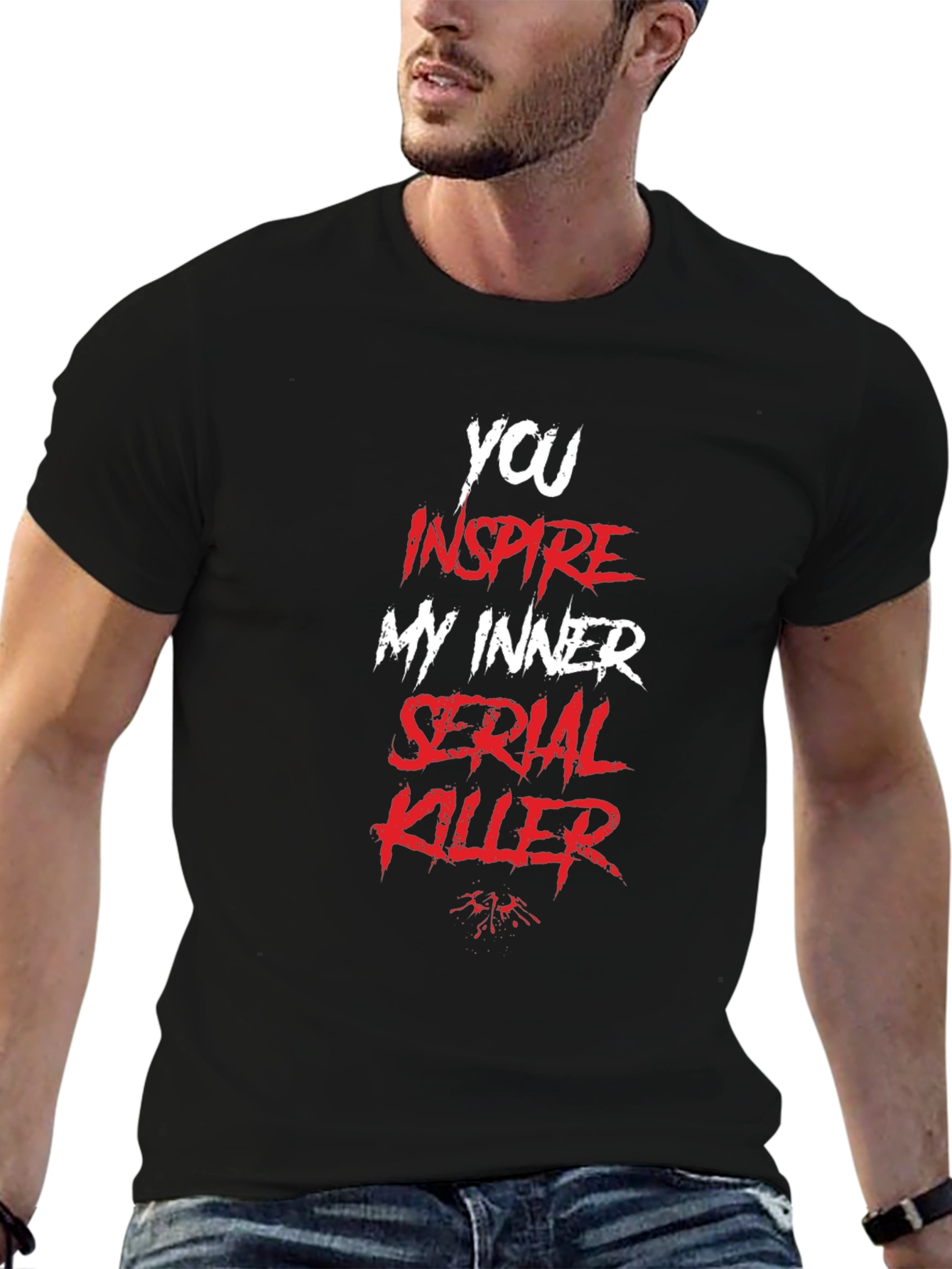 Inspire My Inner Serial Killer - Black T-shirt