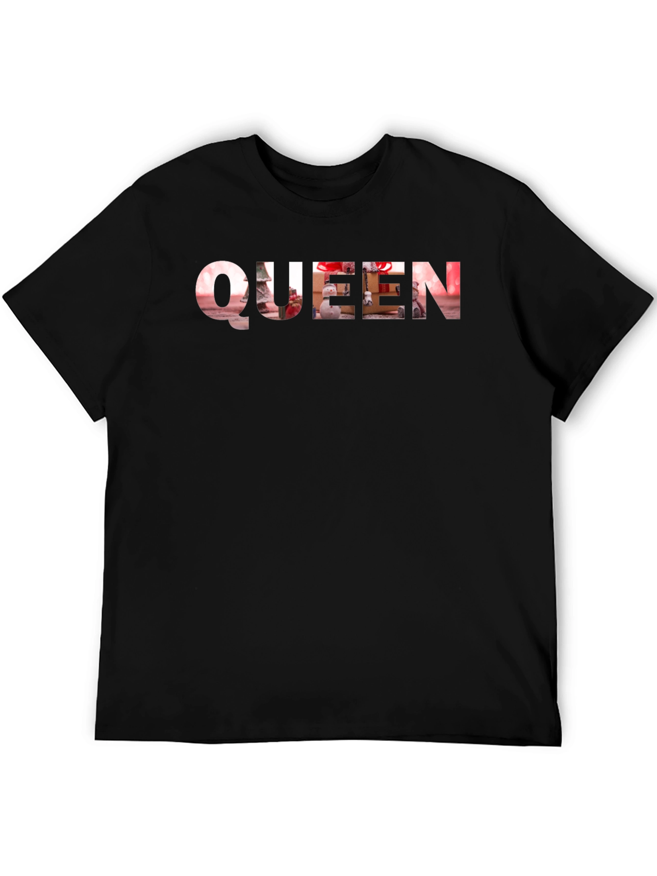 Queen Christmas T-Shirt - Black